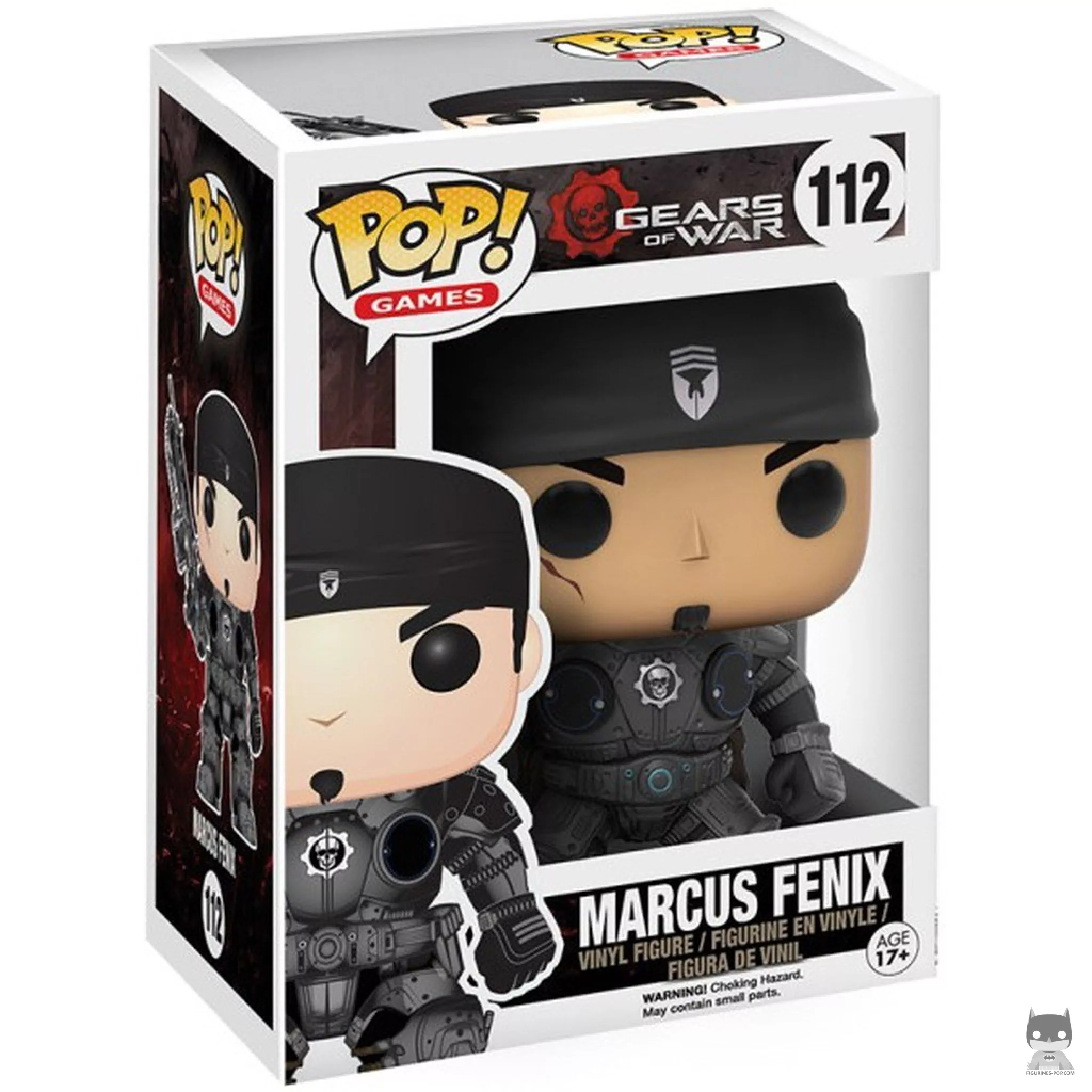 Marcus Fenix Funko Pop! figure in its box