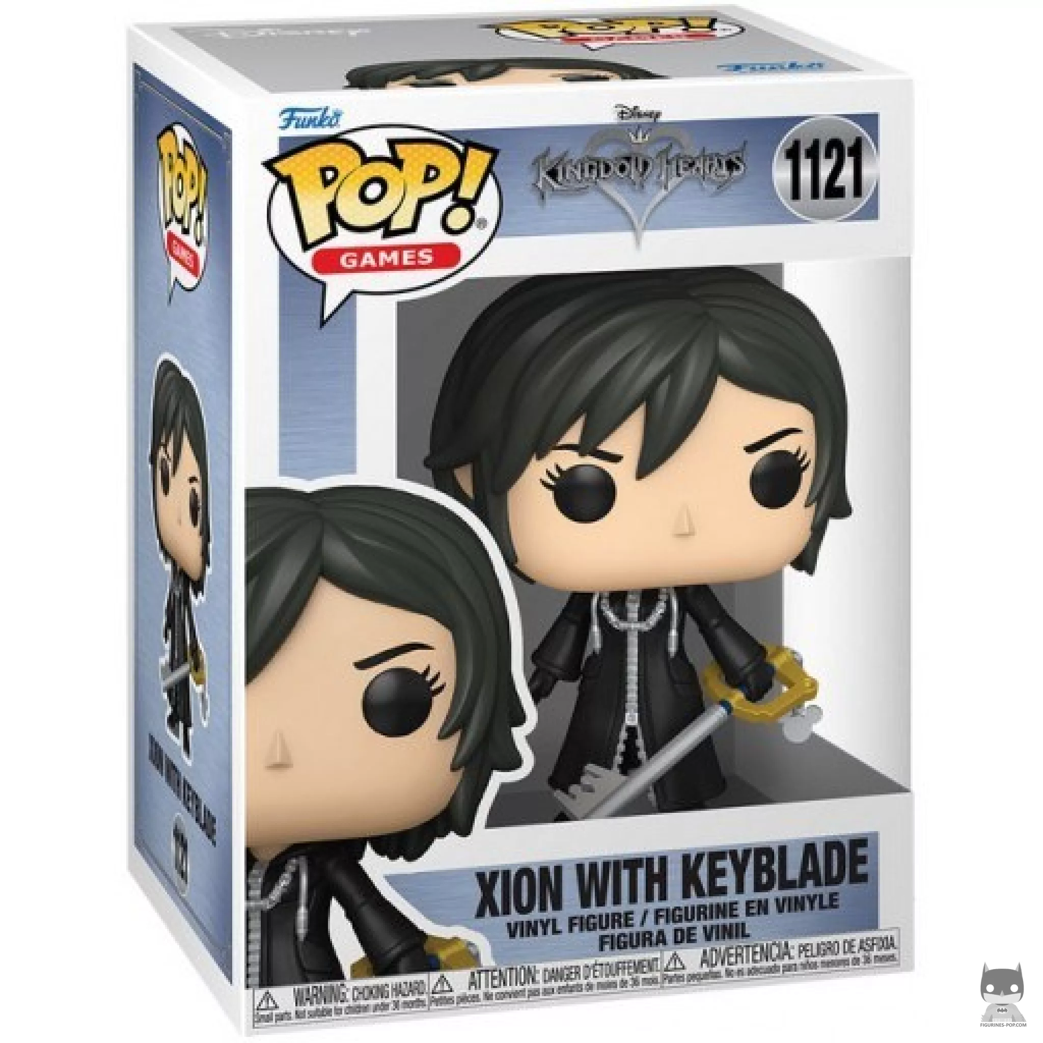 Xion with Keyblade Funko Pop! figure in its box