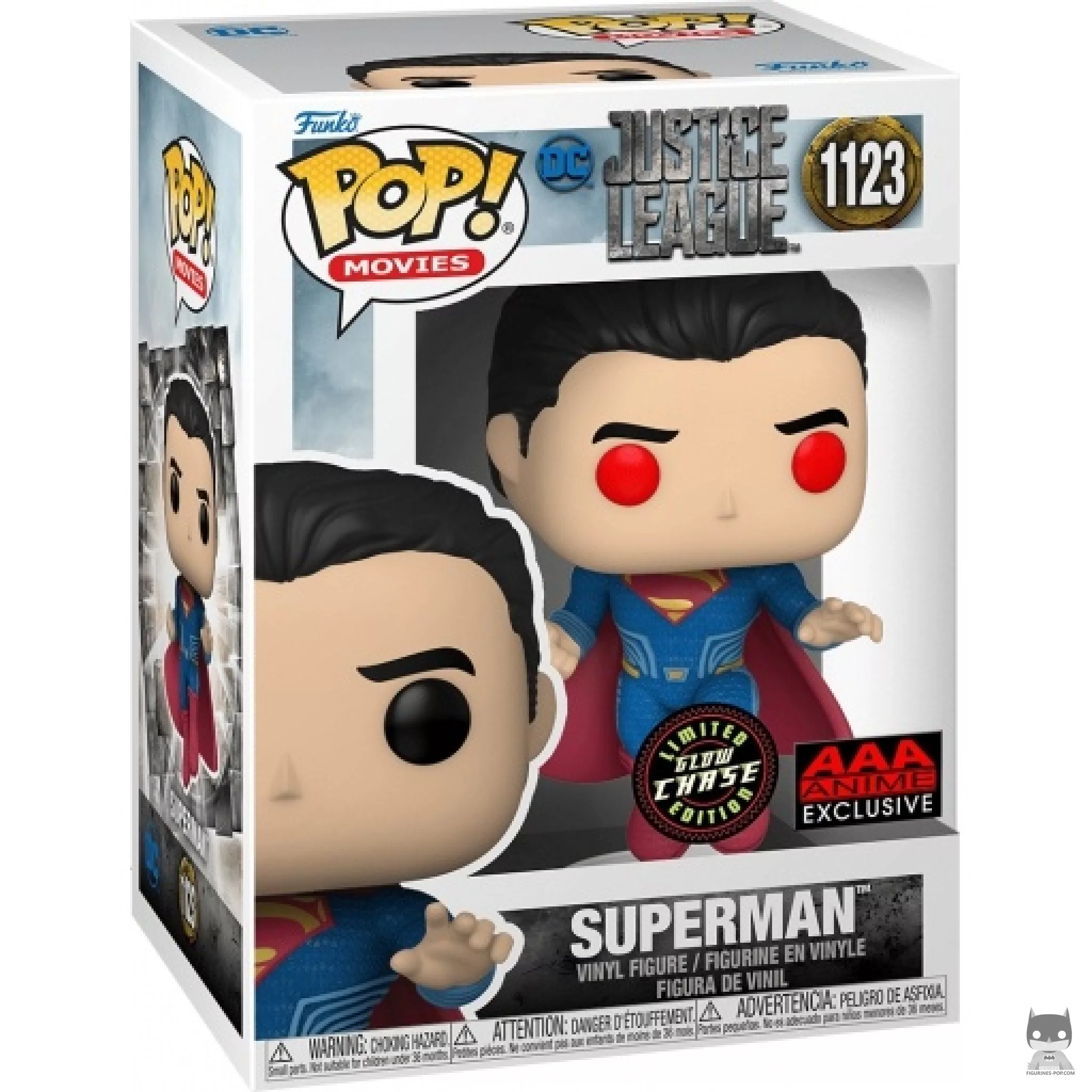 Superman (Chase & Glow in the Dark) Funko Pop! figure in its box