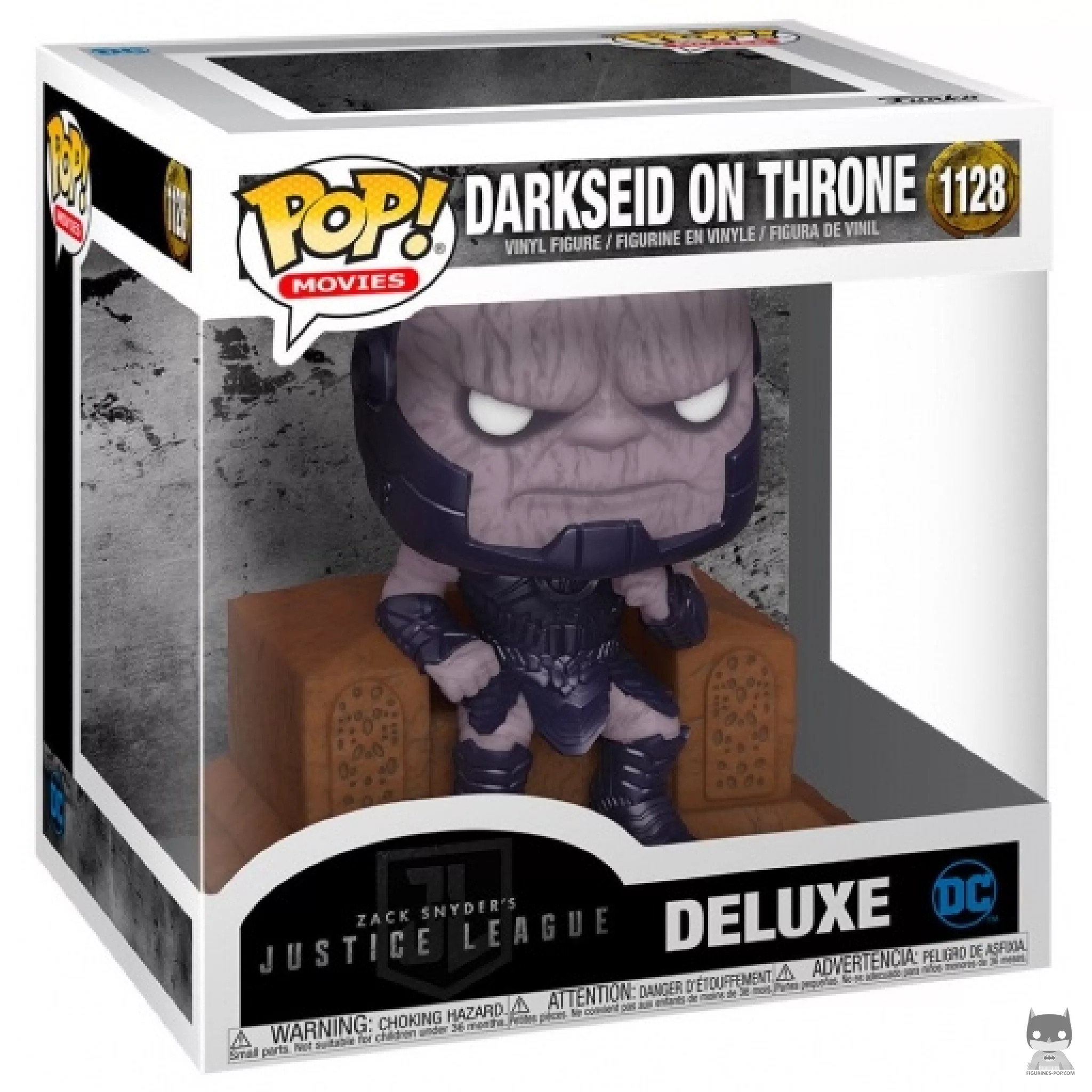 Darkseid on Throne Funko Pop! figure in its box