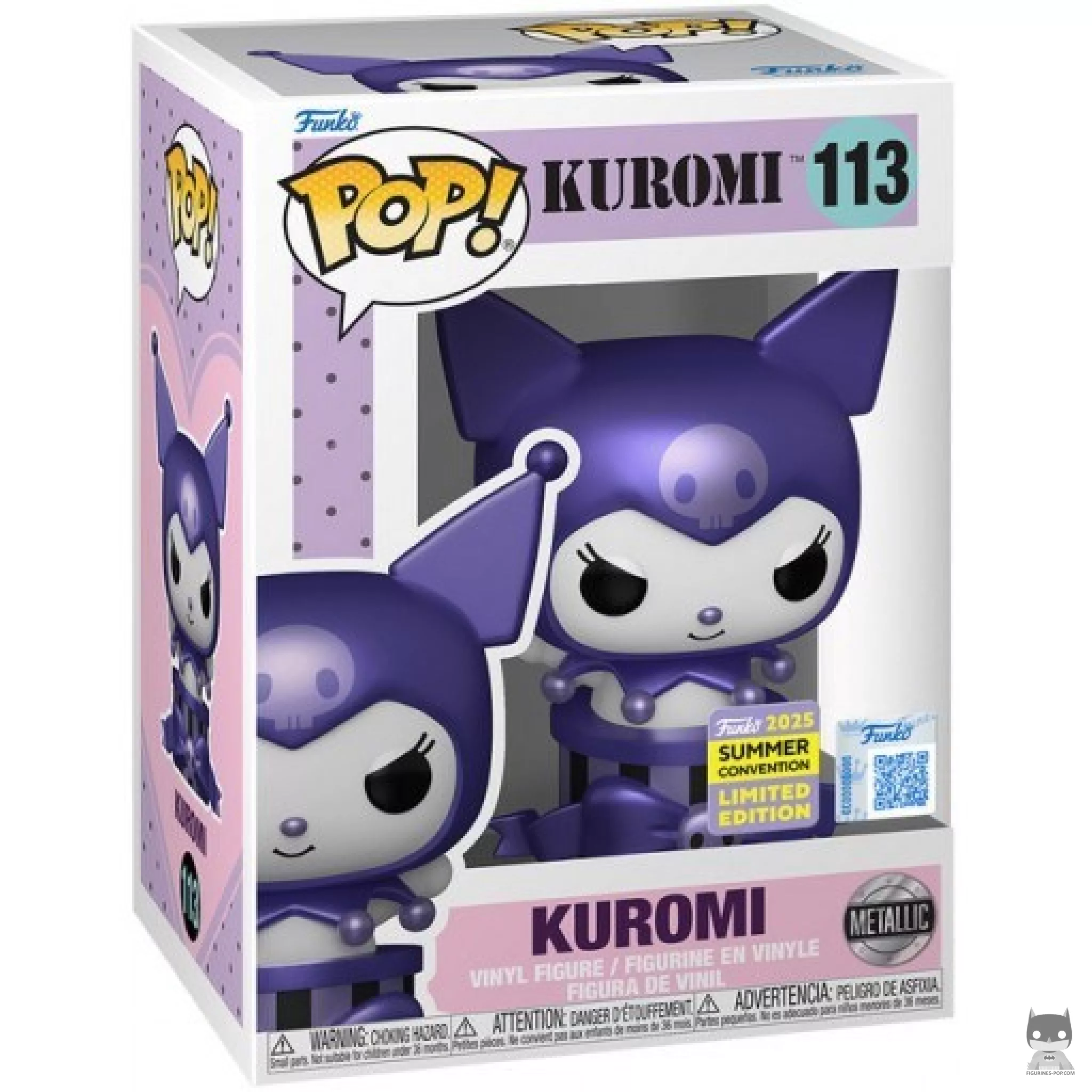 Kuromi (Metallic) Funko Pop! figure in its box