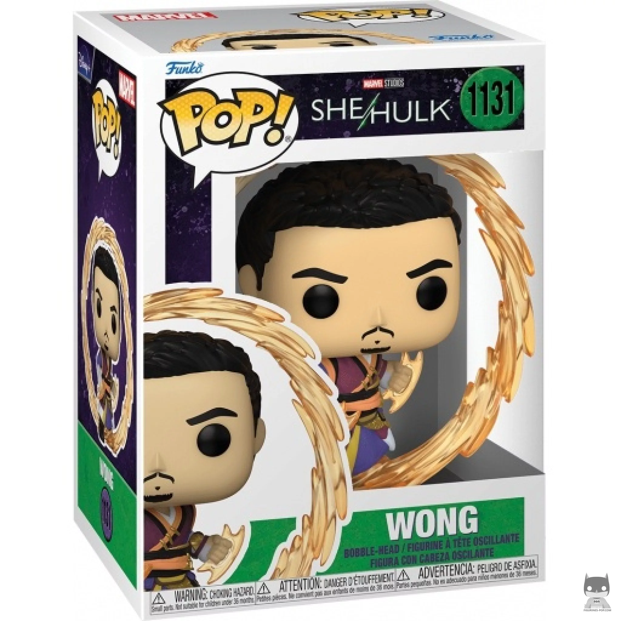 Wong Funko Pop! figure in its box