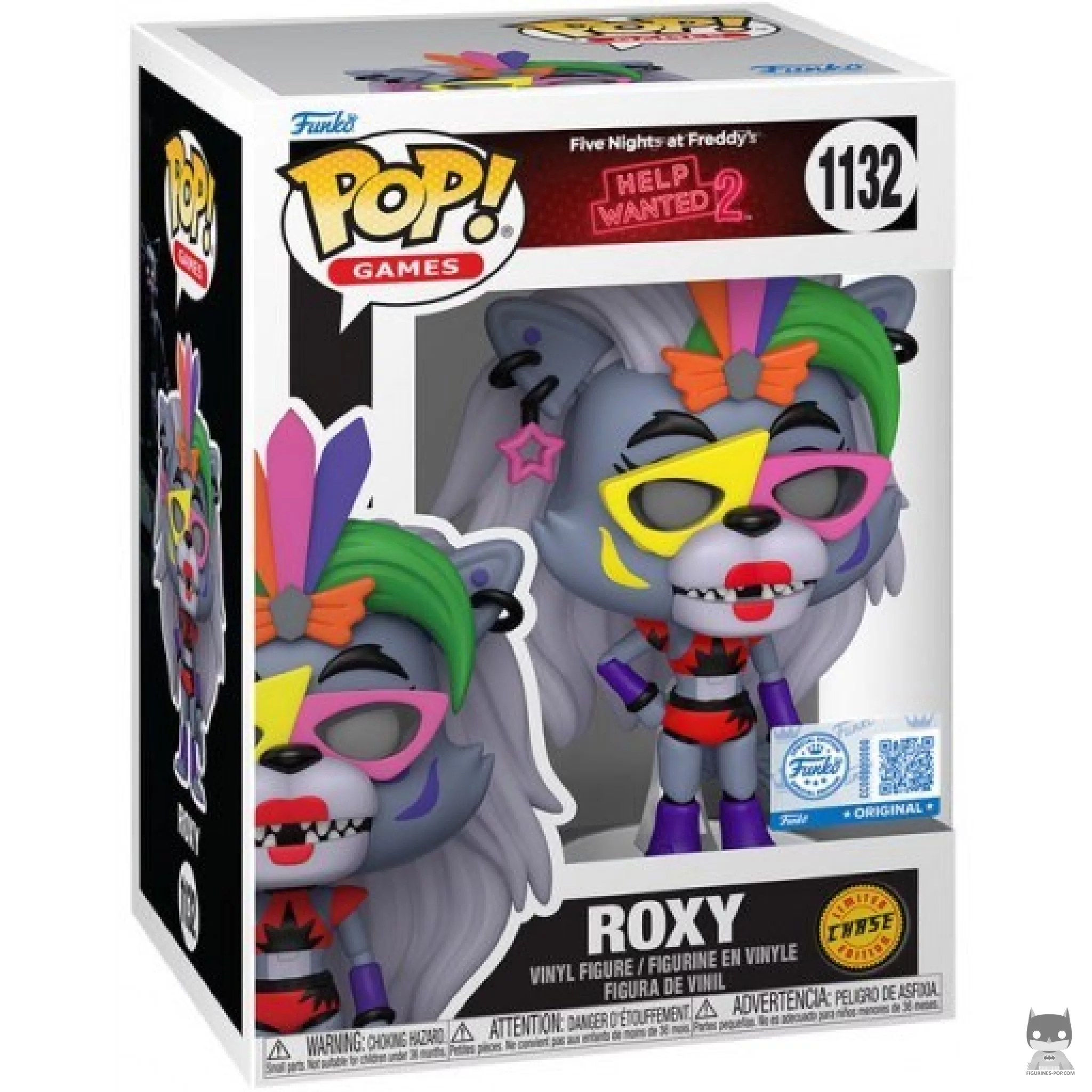 Roxy (Chase) Funko Pop! figure in its box