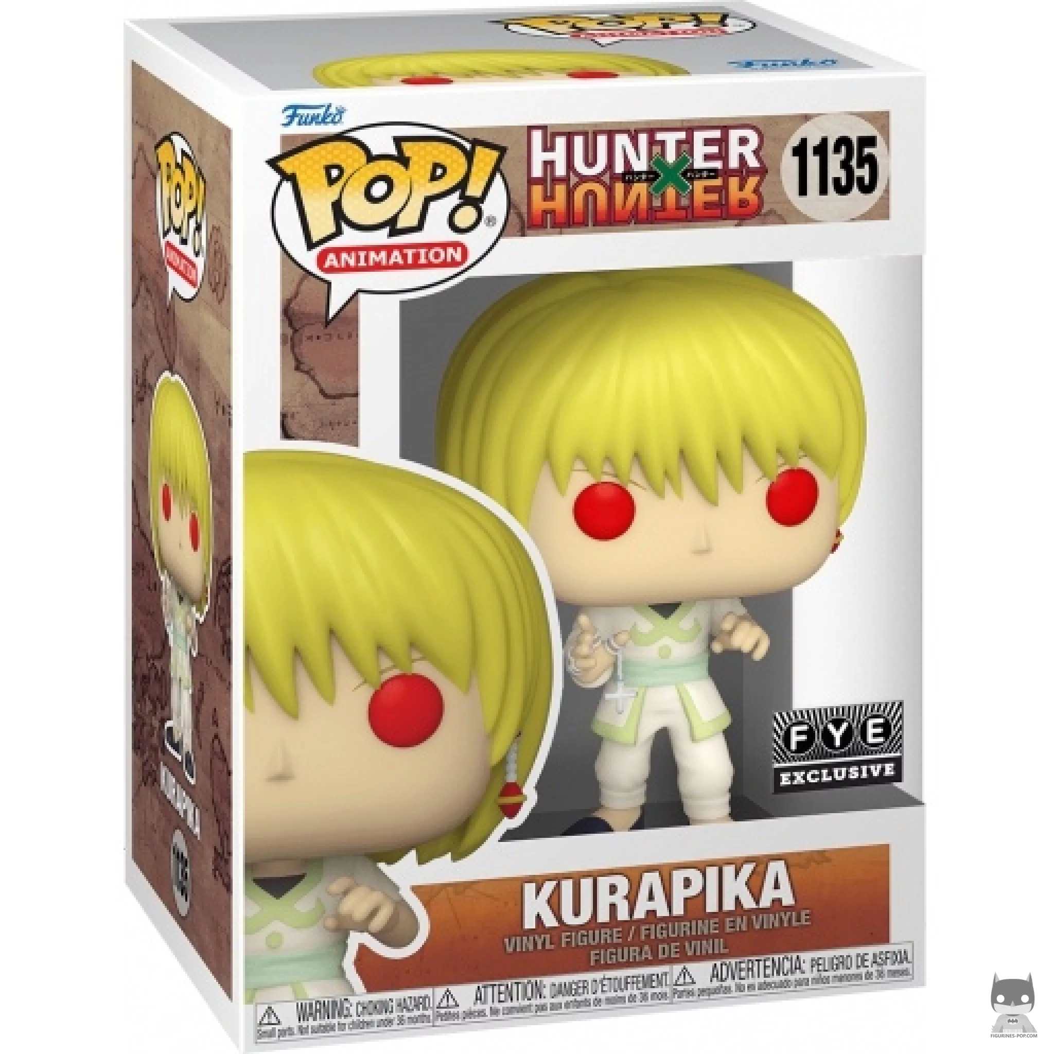 Kurapika Funko Pop! figure in its box