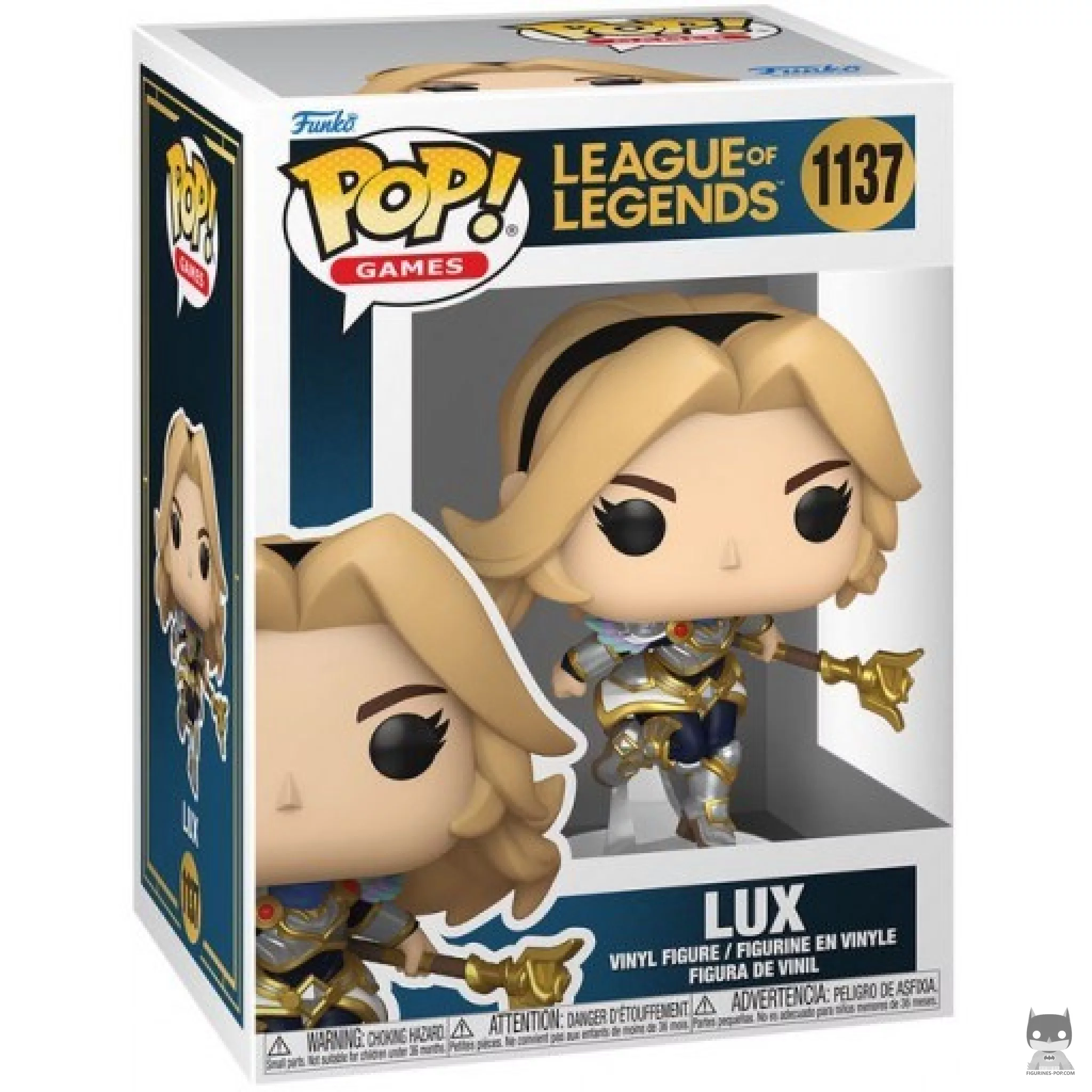 Lux Funko Pop! figure in its box