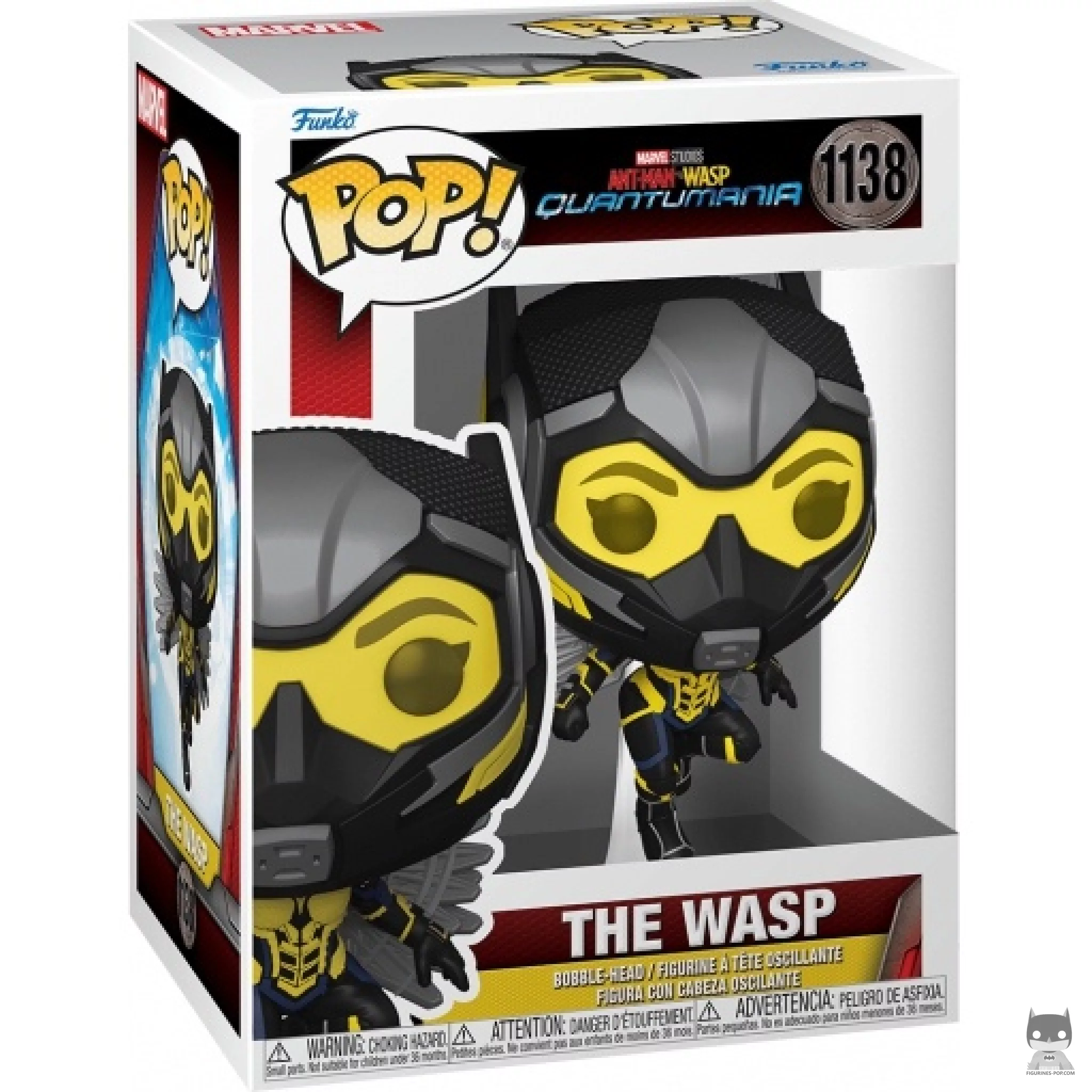 The Wasp Funko Pop! figure in its box