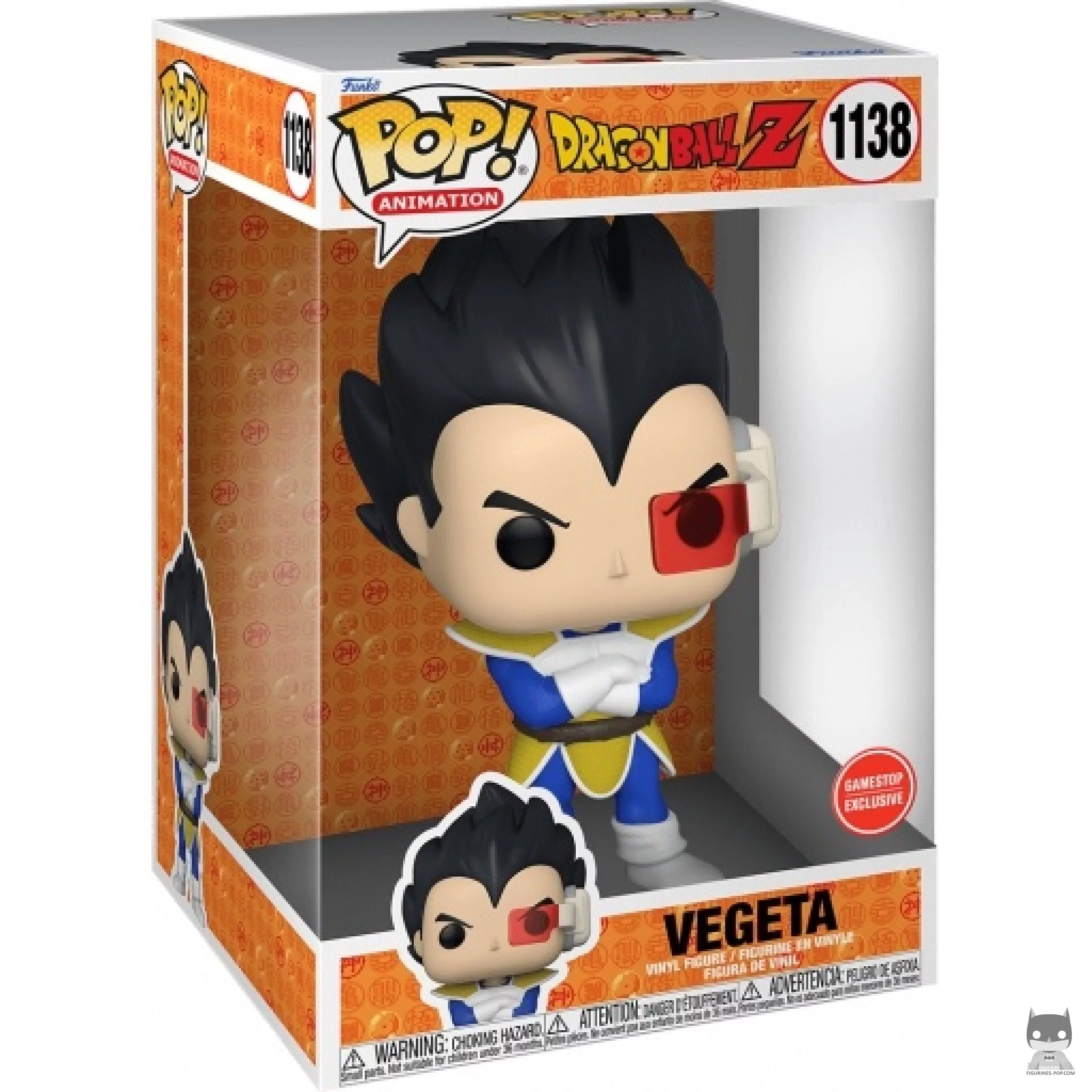 Vegeta (Supersized) Funko Pop! figure in its box