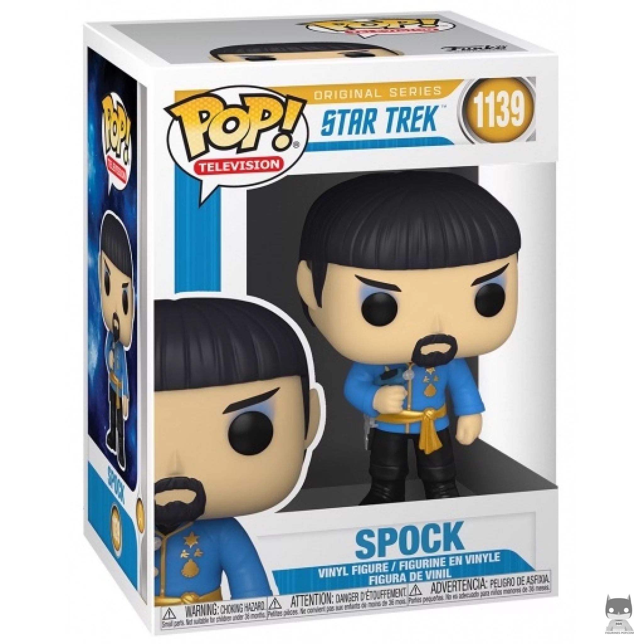 Spock Funko Pop! figure in its box