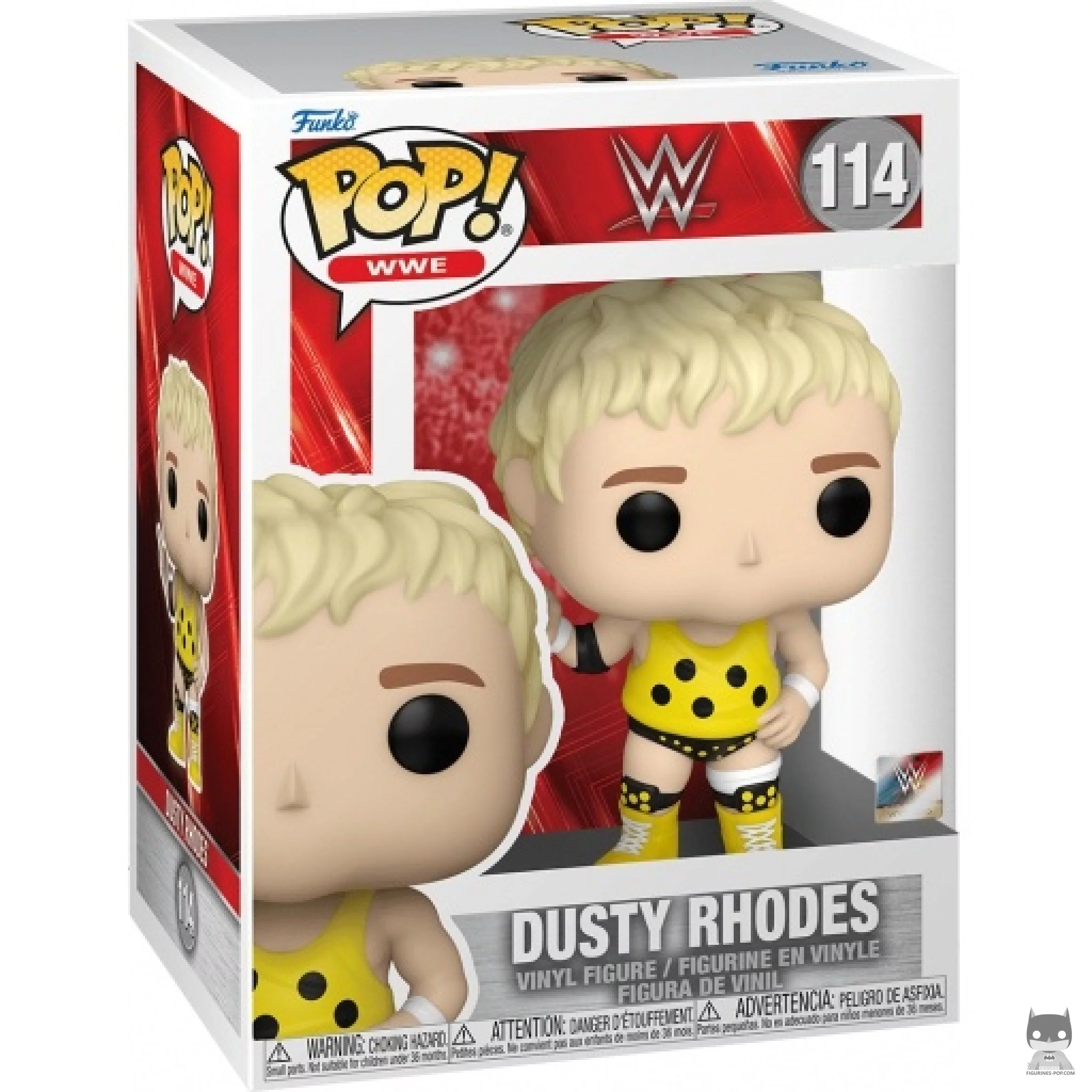 Dusty Rhodes Funko Pop! figure in its box