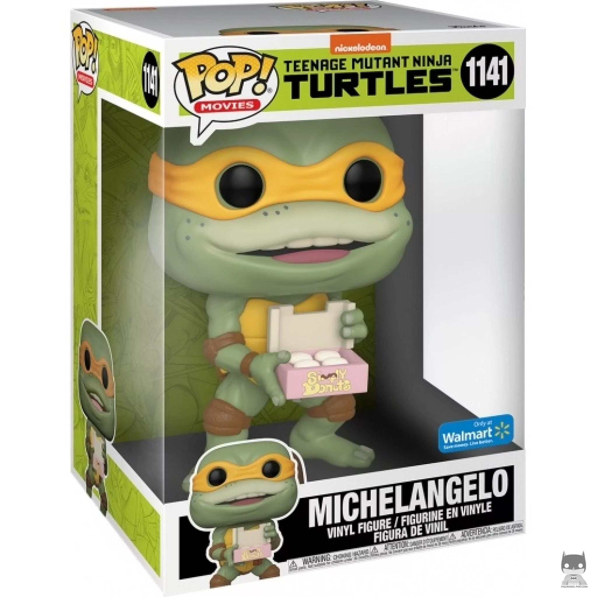 Michelangelo with Donuts (Supersized) Funko Pop! figure in its box