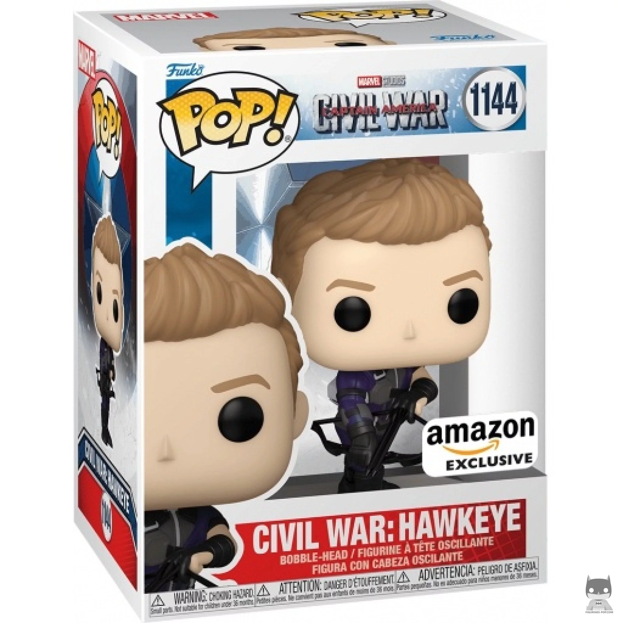 Civil War : Hawkeye Funko Pop! figure in its box