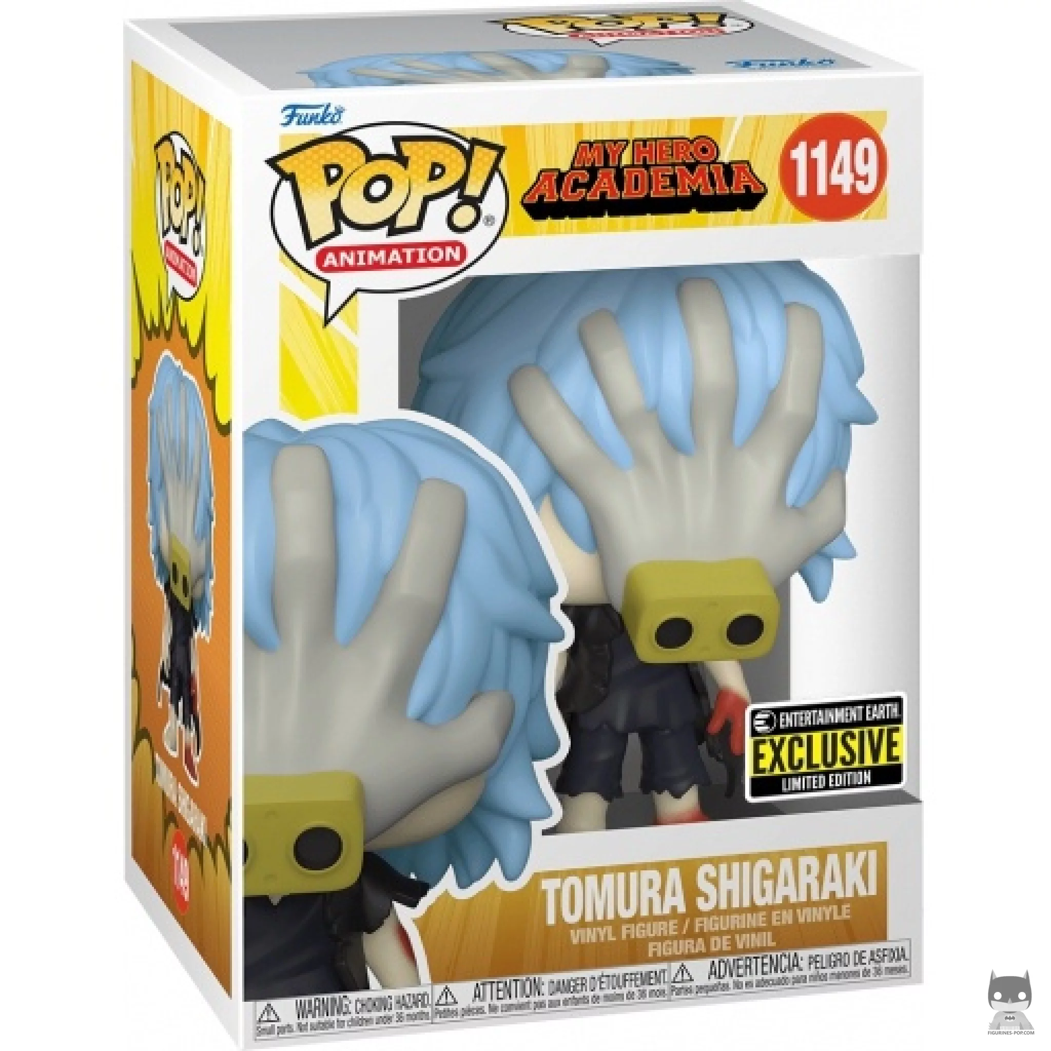 Tomura Shigaraki Funko Pop! figure in its box