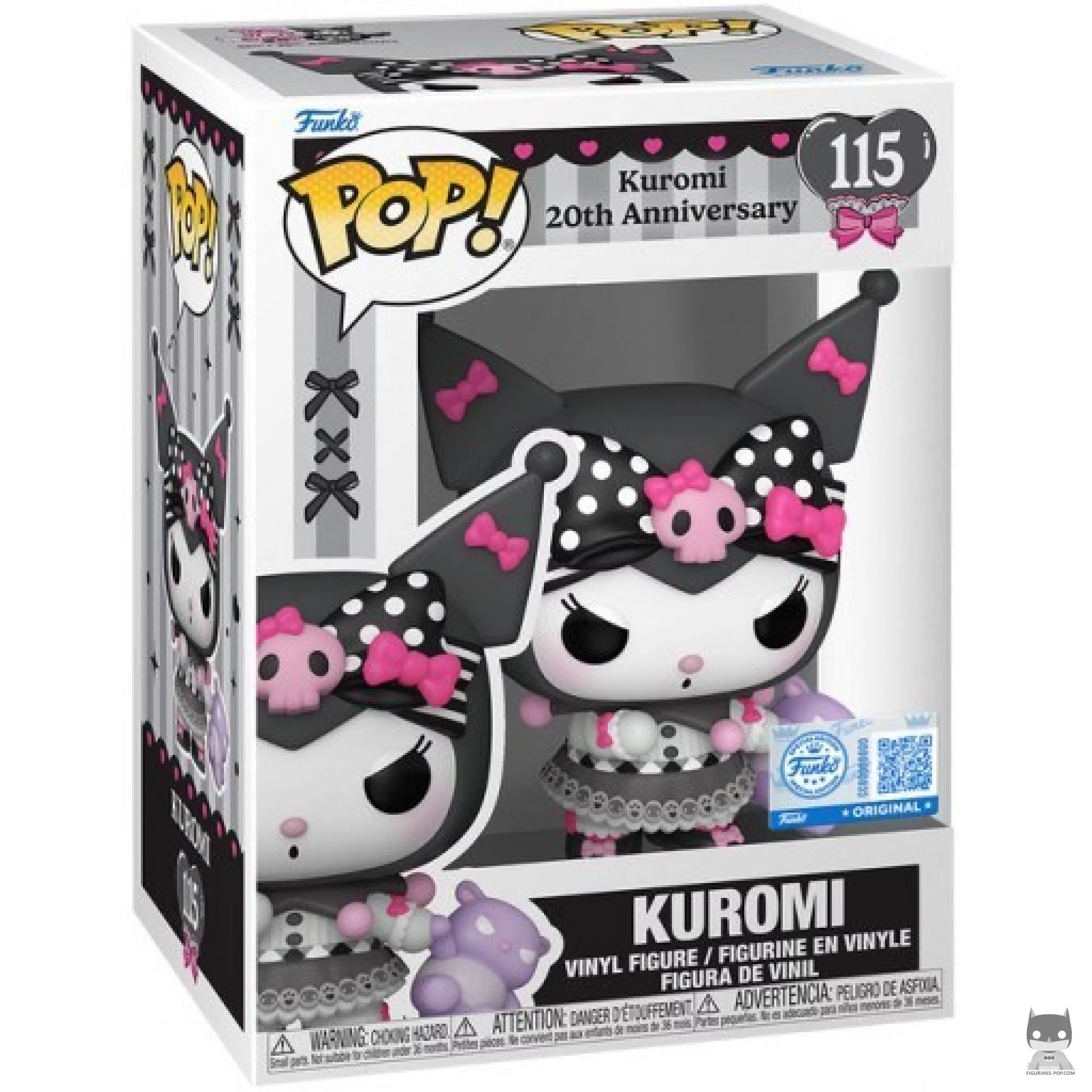 Kuromi Funko Pop! figure in its box