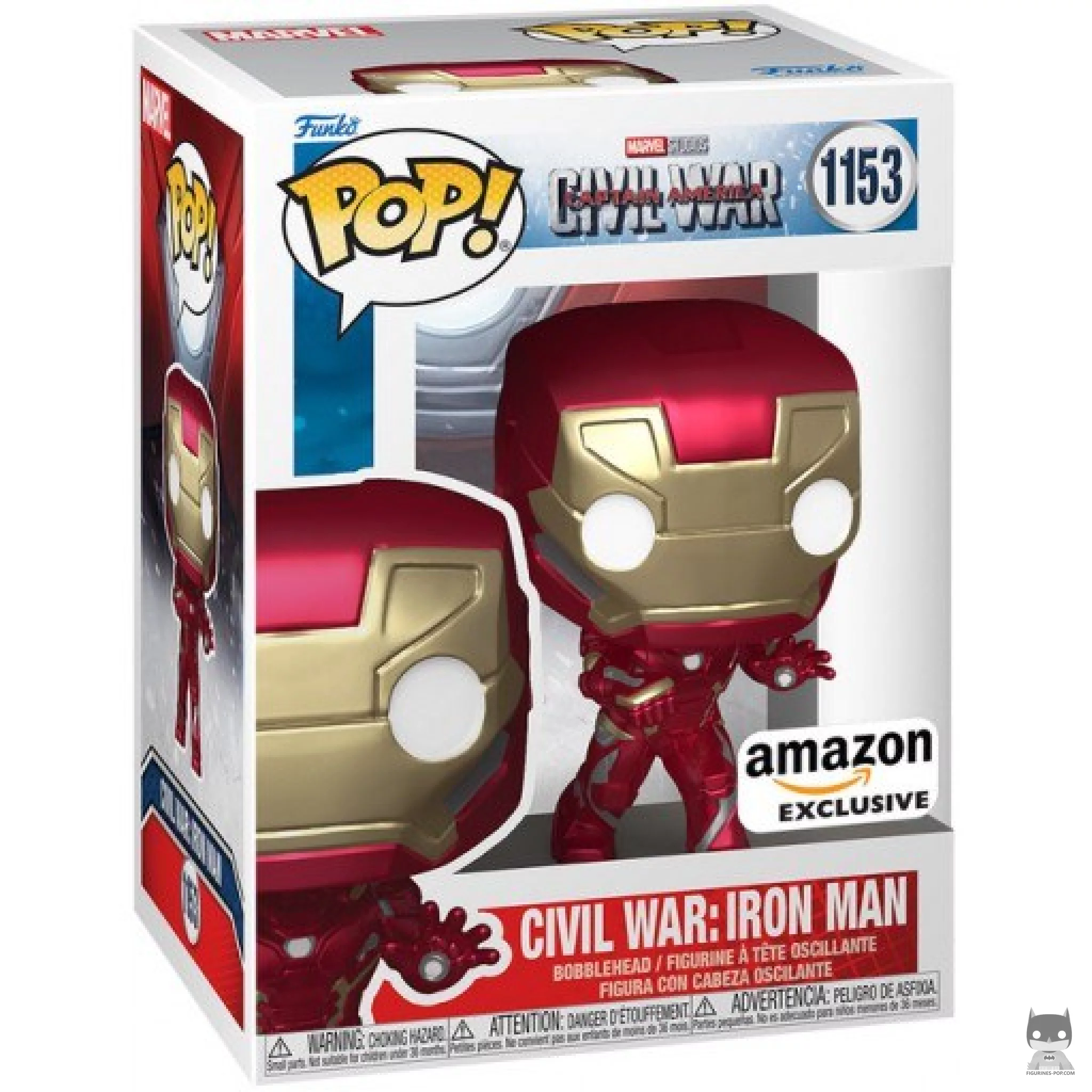 Civil War : Iron Man Funko Pop! figure in its box