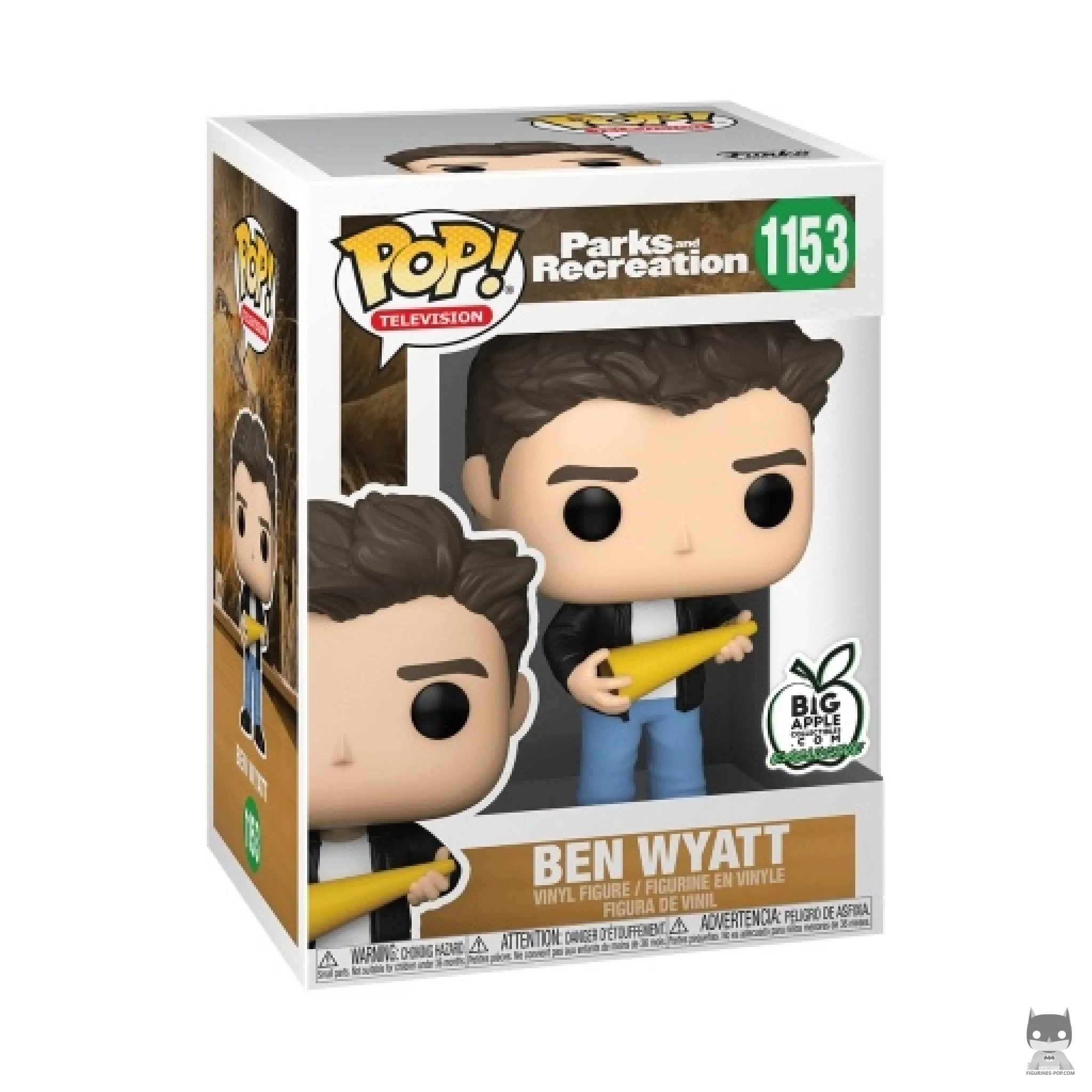 Ben Wyatt Funko Pop! figure in its box