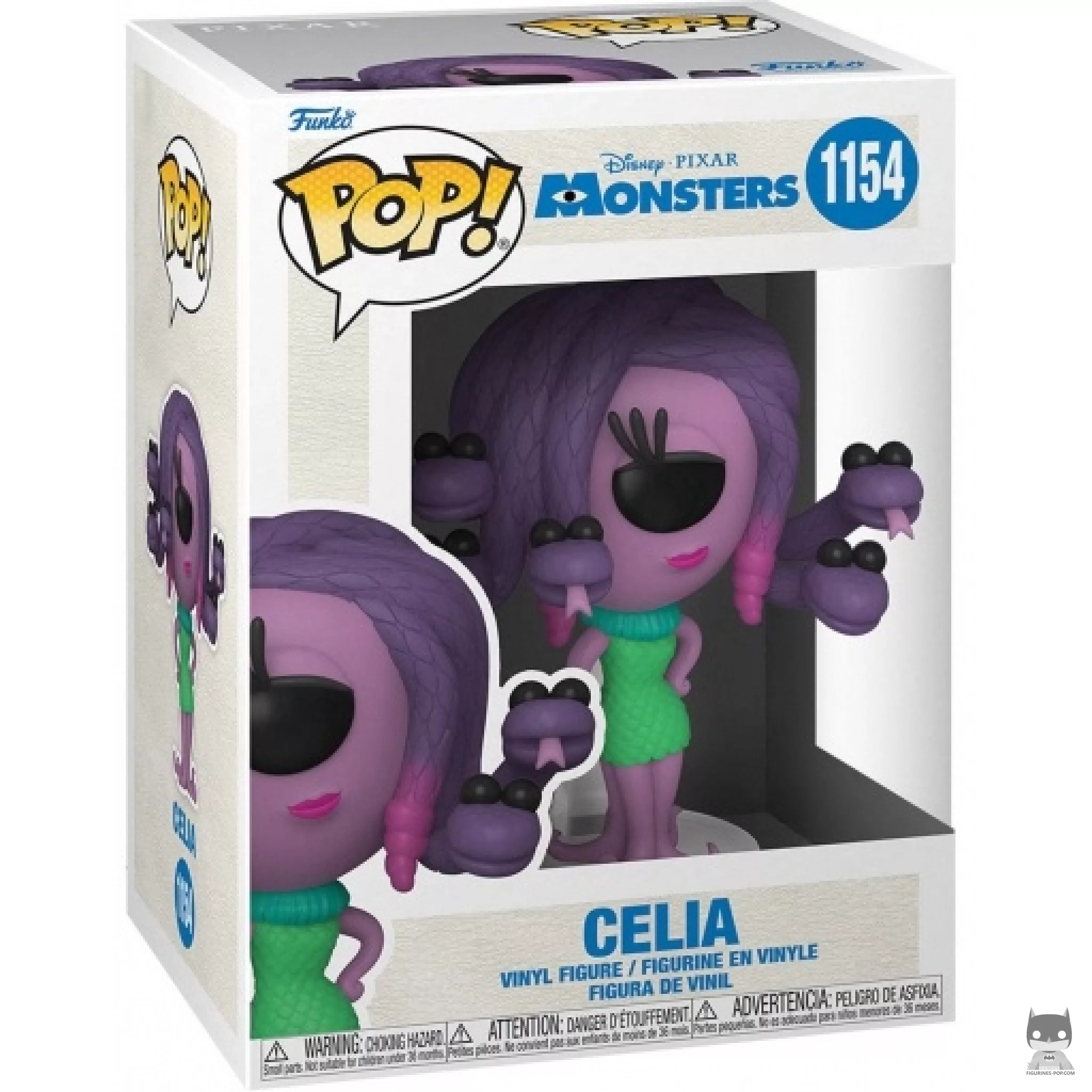 Celia Funko Pop! figure in its box