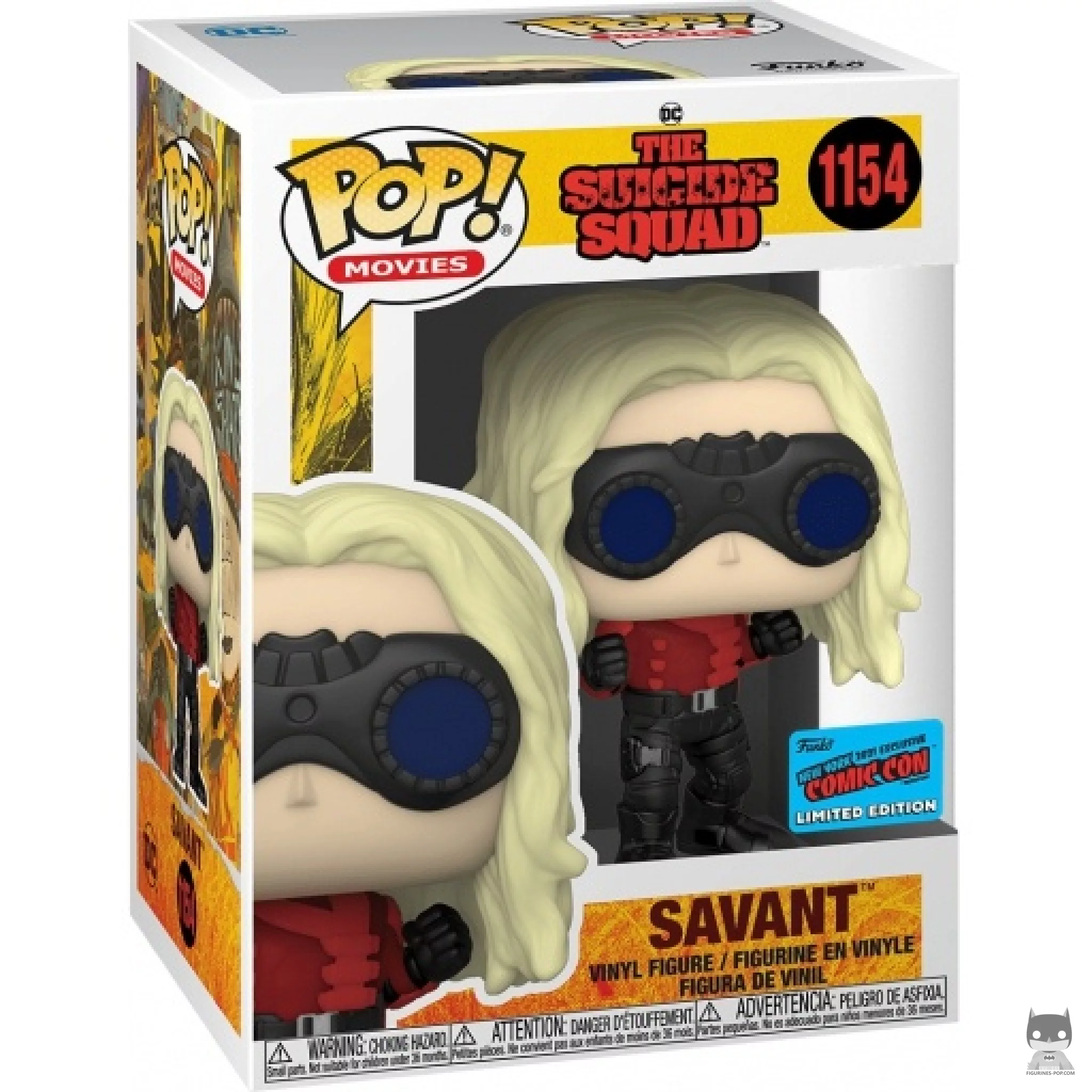 Savant Funko Pop! figure in its box
