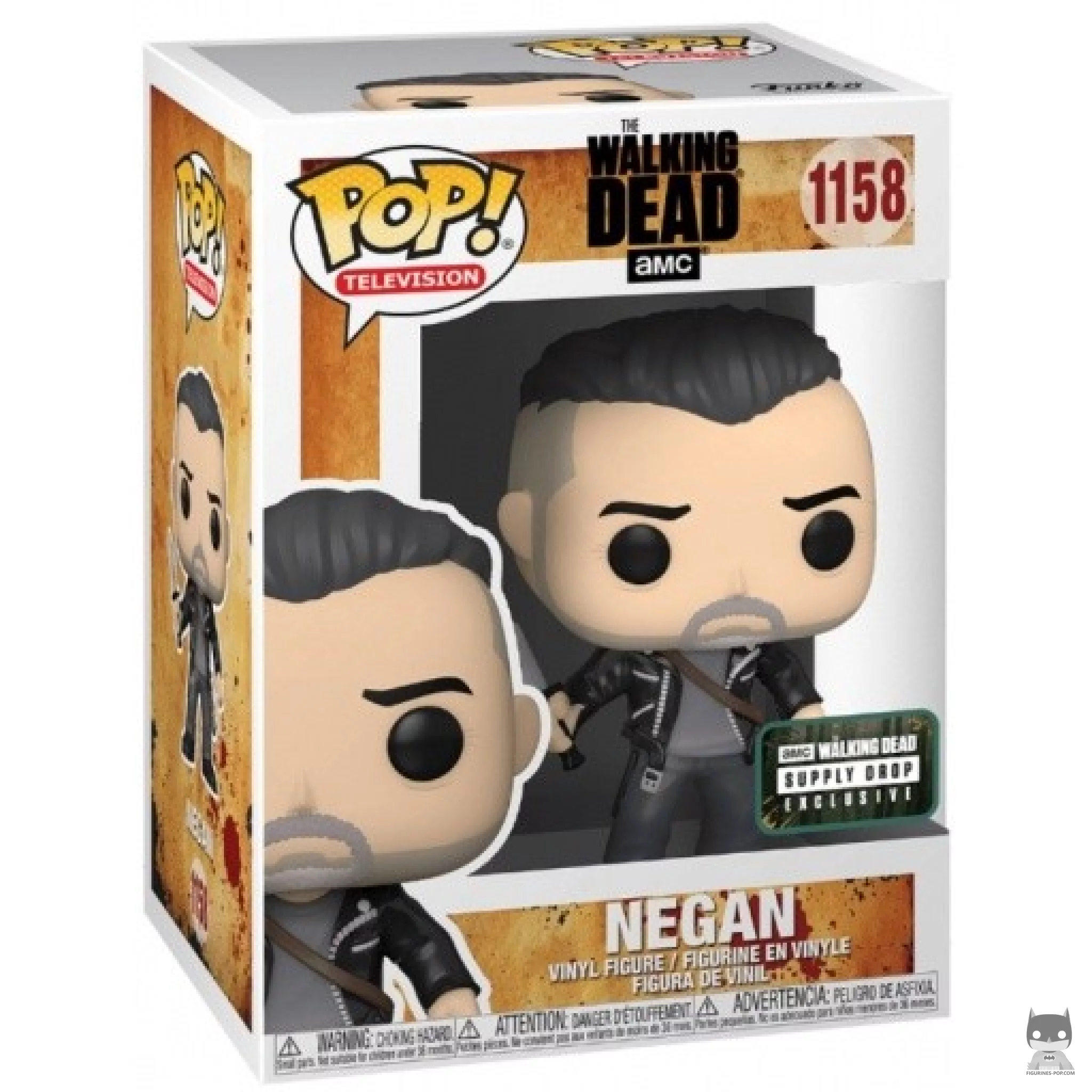 Negan with knife Funko Pop! figure in its box