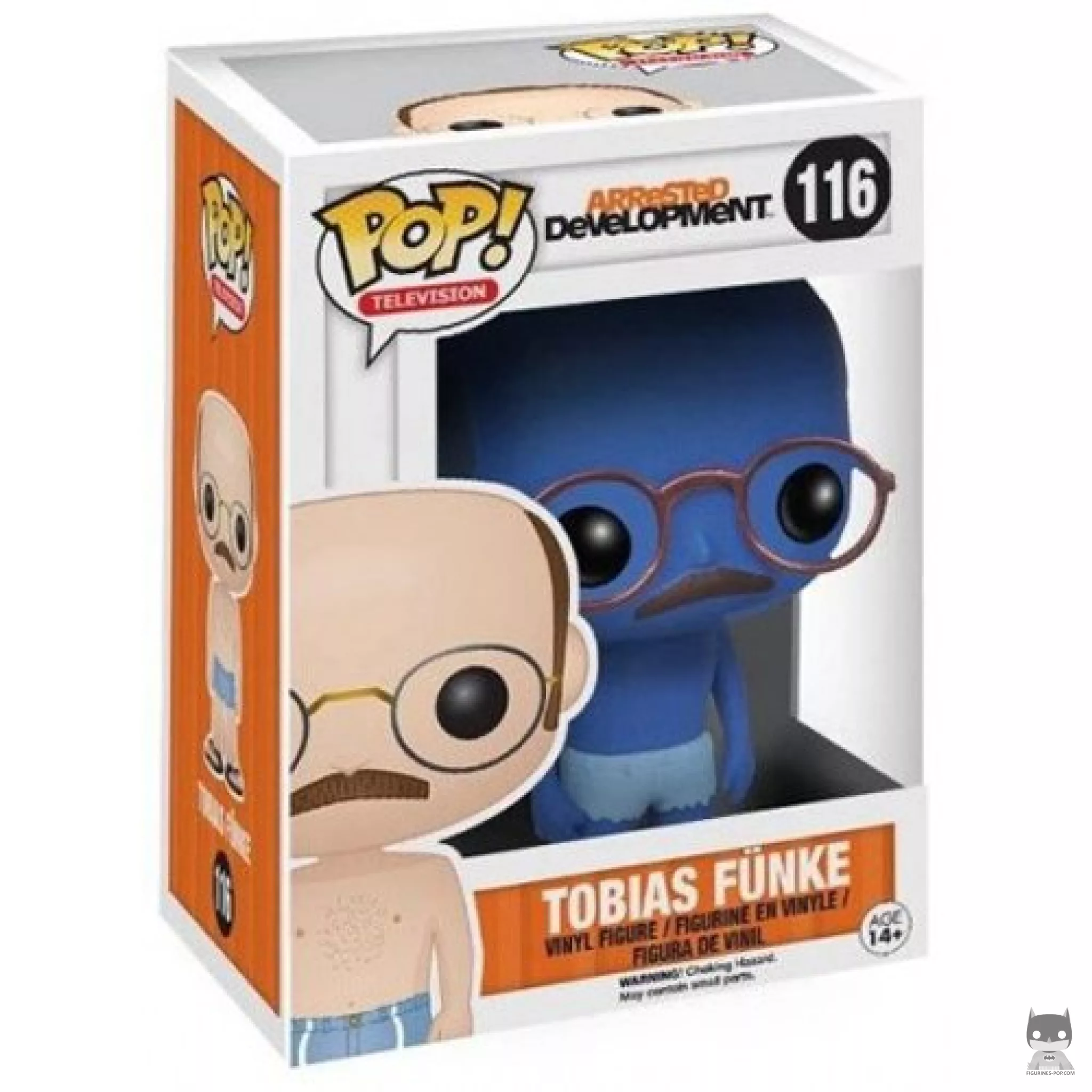 Tobias Funke (Blue) Funko Pop! figure in its box