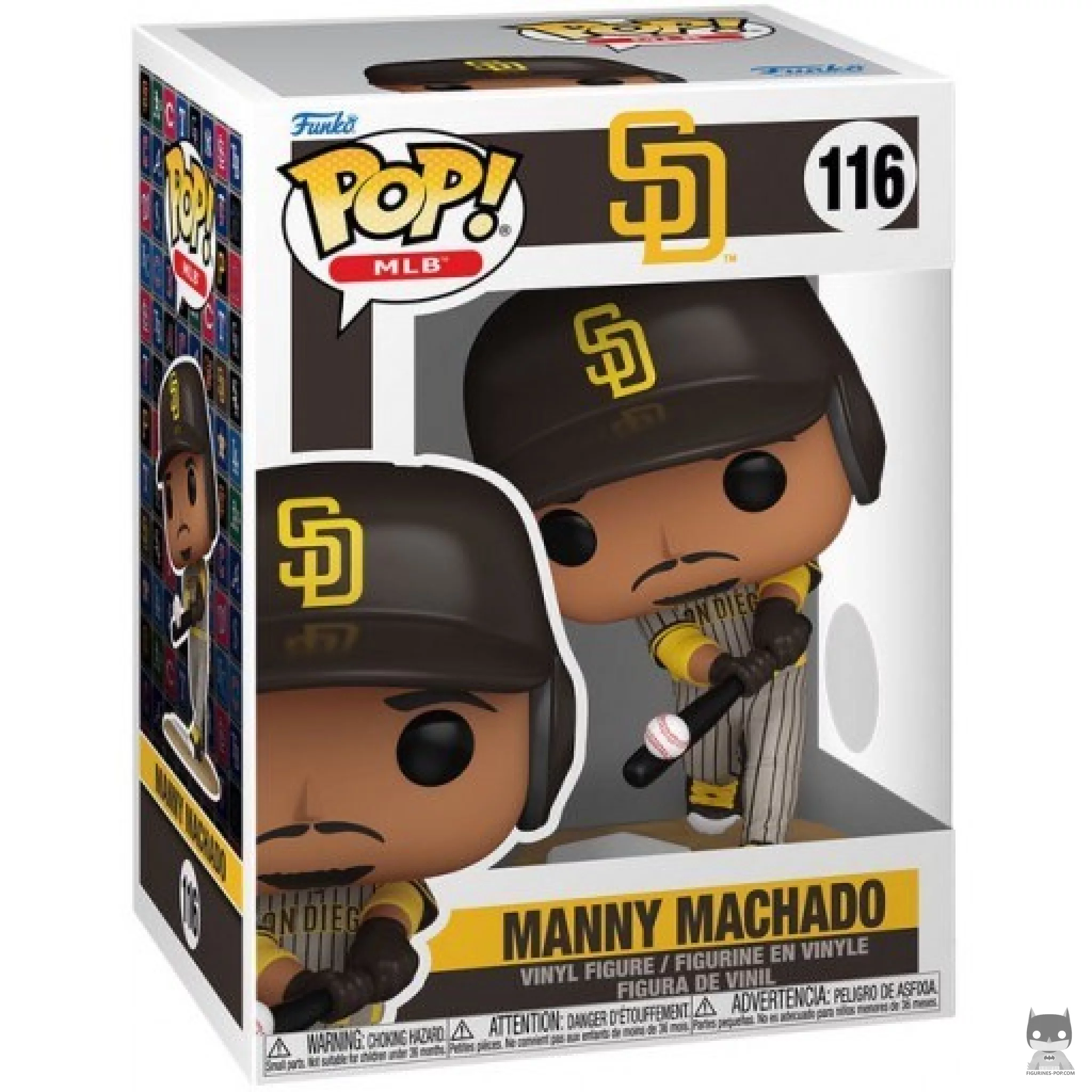 Manny Machado Funko Pop! figure in its box