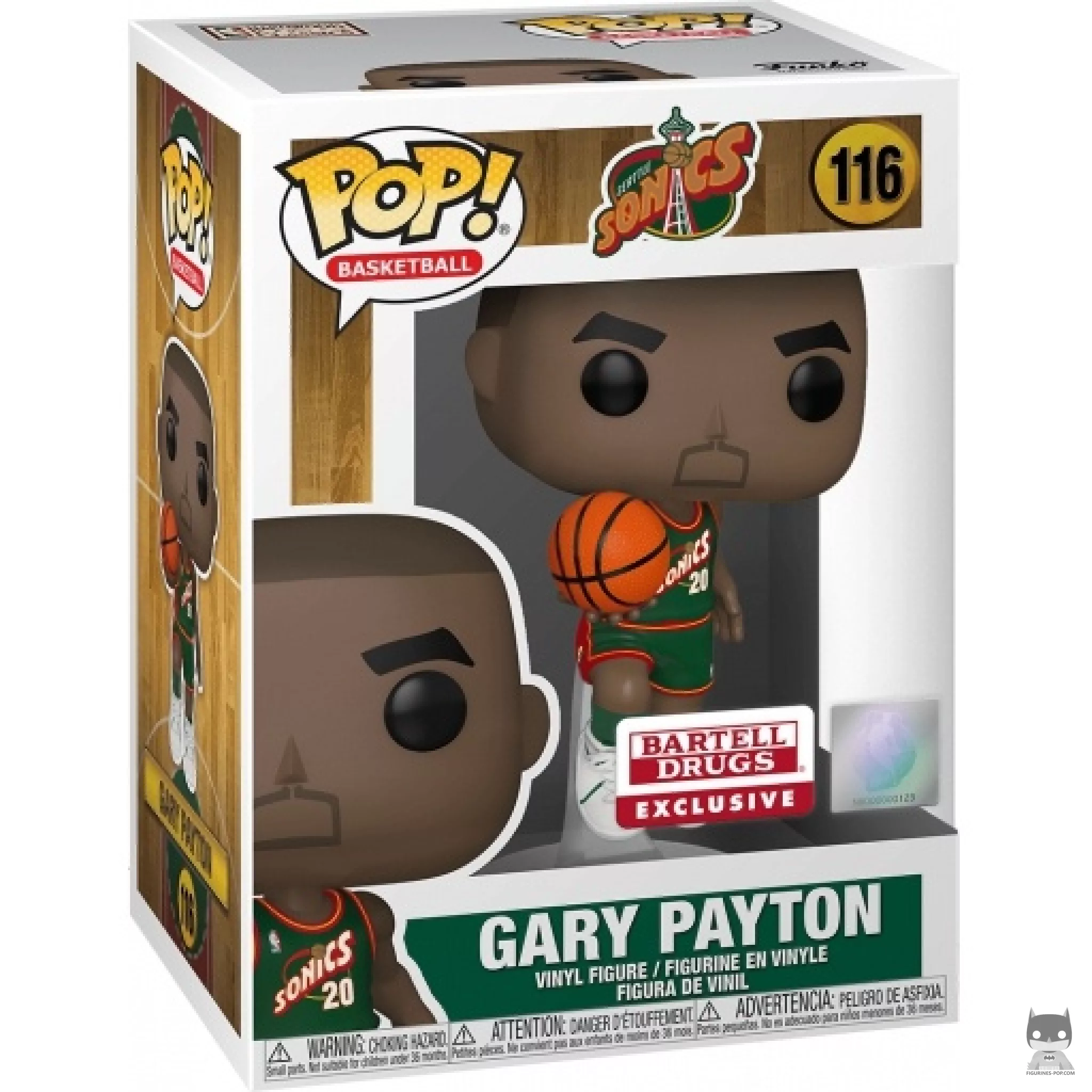 Gary Payton Funko Pop! figure in its box