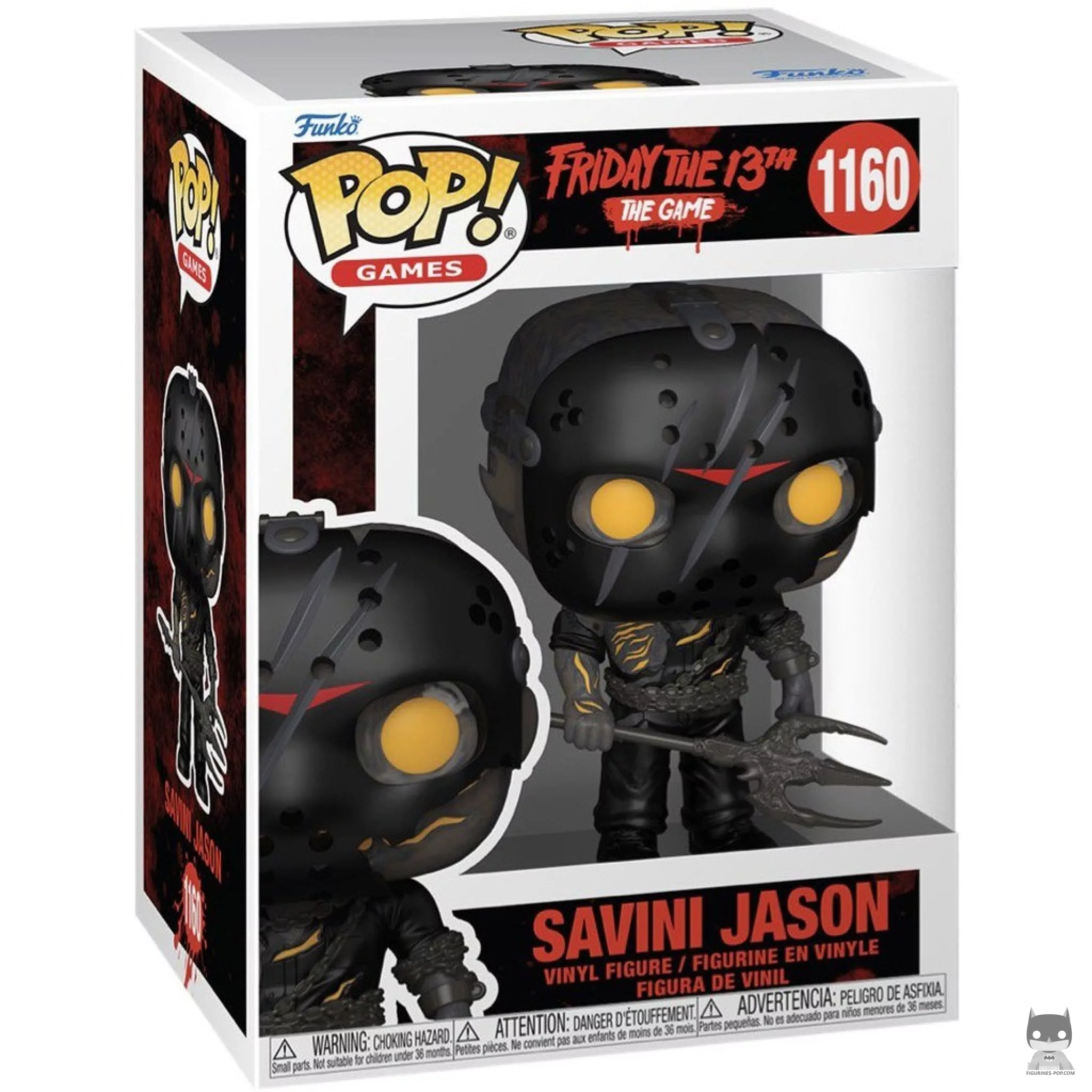 Savini Jason (Video Game) Funko Pop! figure in its box