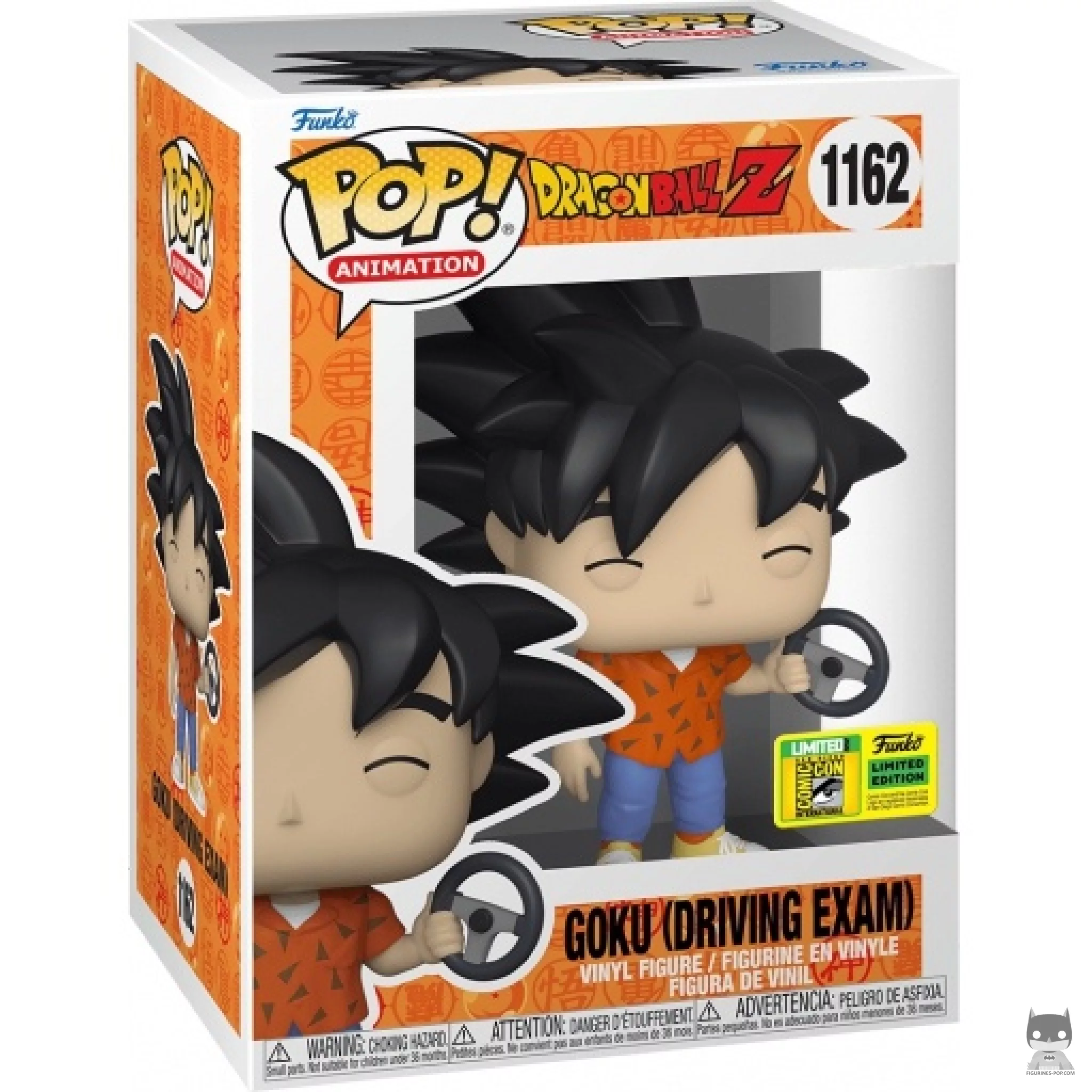 Goku at Driving Exam Funko Pop! figure in its box
