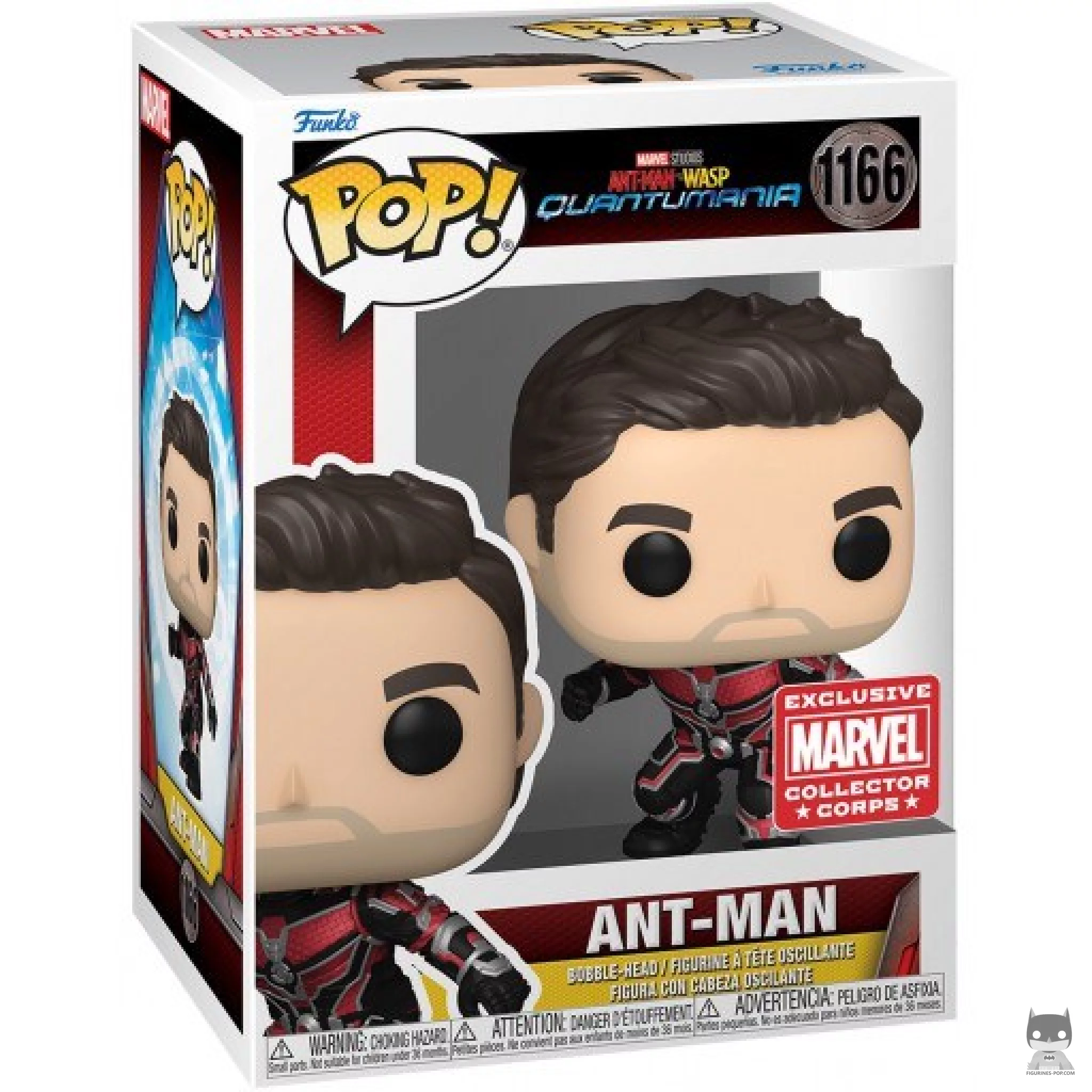 Ant-Man Funko Pop! figure in its box