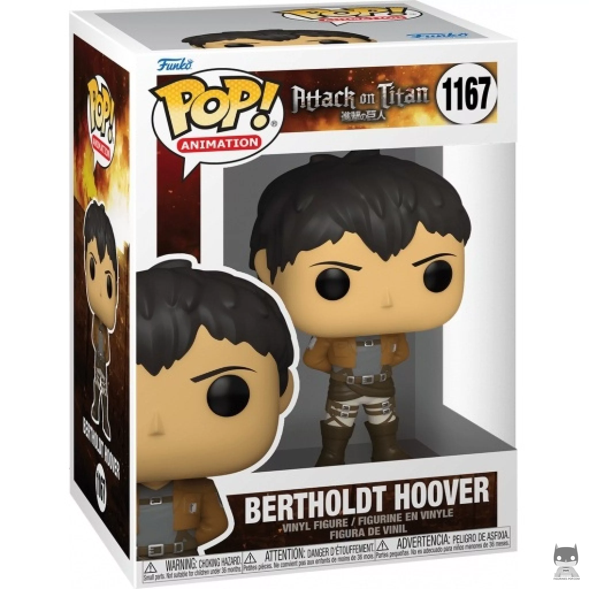 Bertholdt Hoover Funko Pop! figure in its box