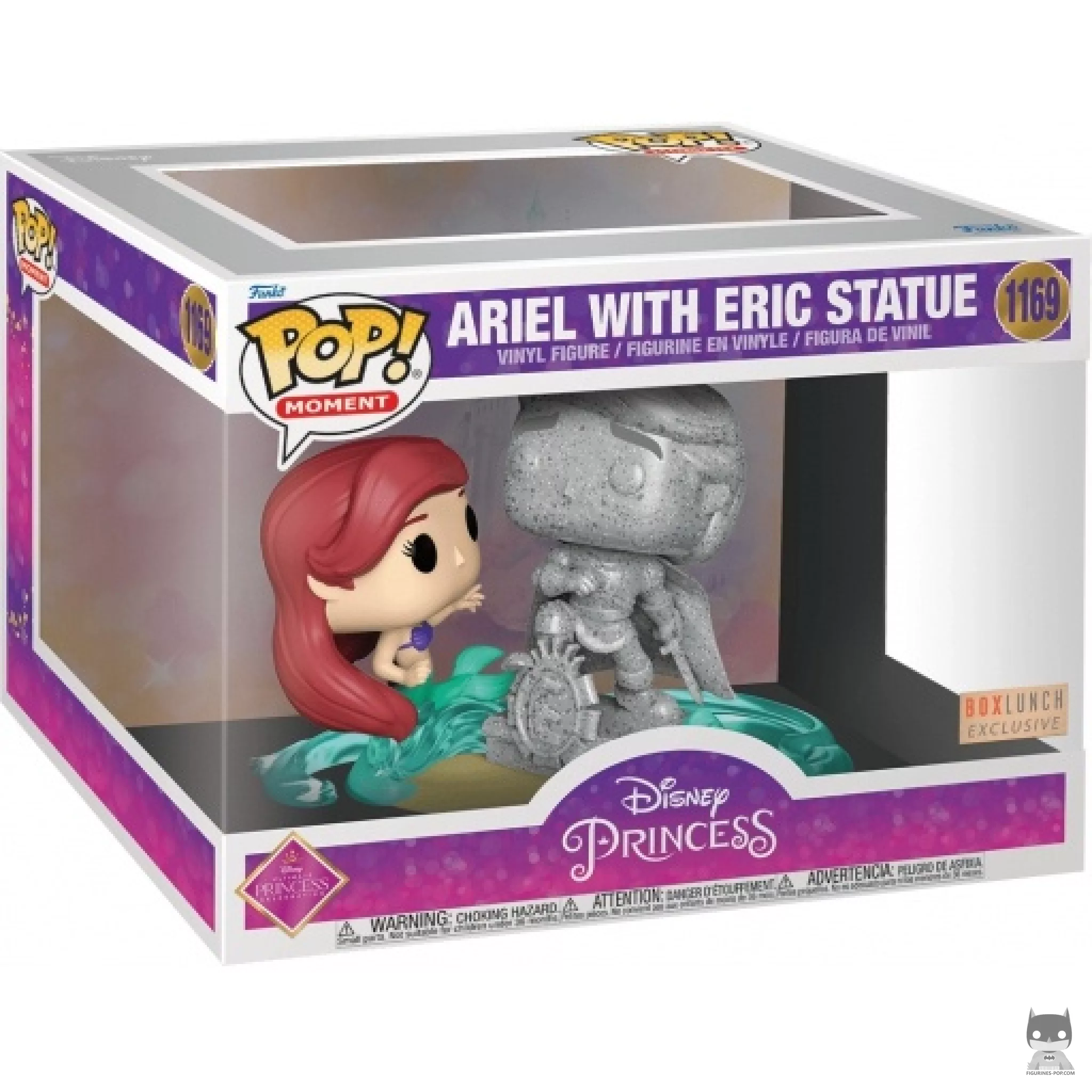 Ariel with Eric Statue Funko Pop! figure in its box