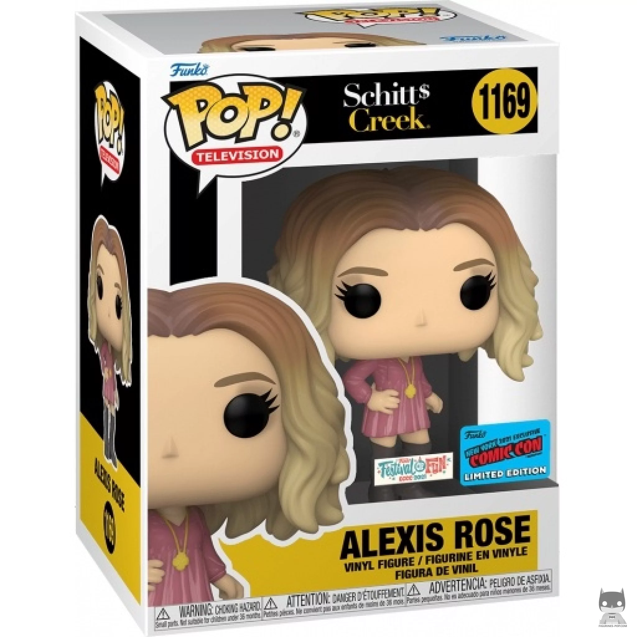 Alexis Rose Funko Pop! figure in its box