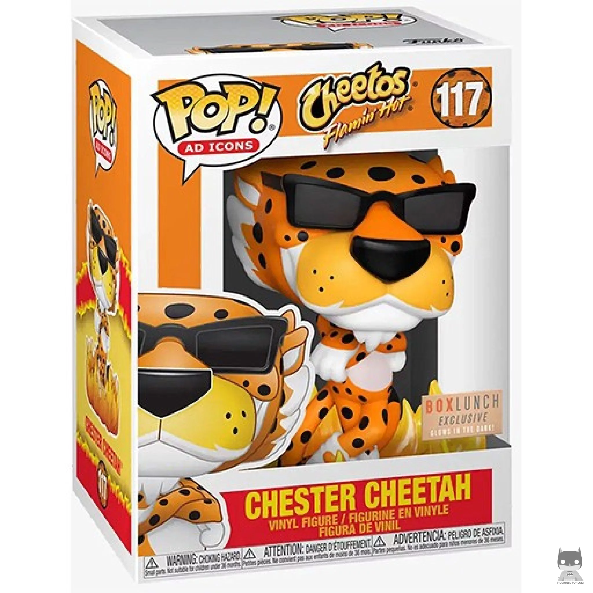 Chester Cheetah Funko Pop! figure in its box