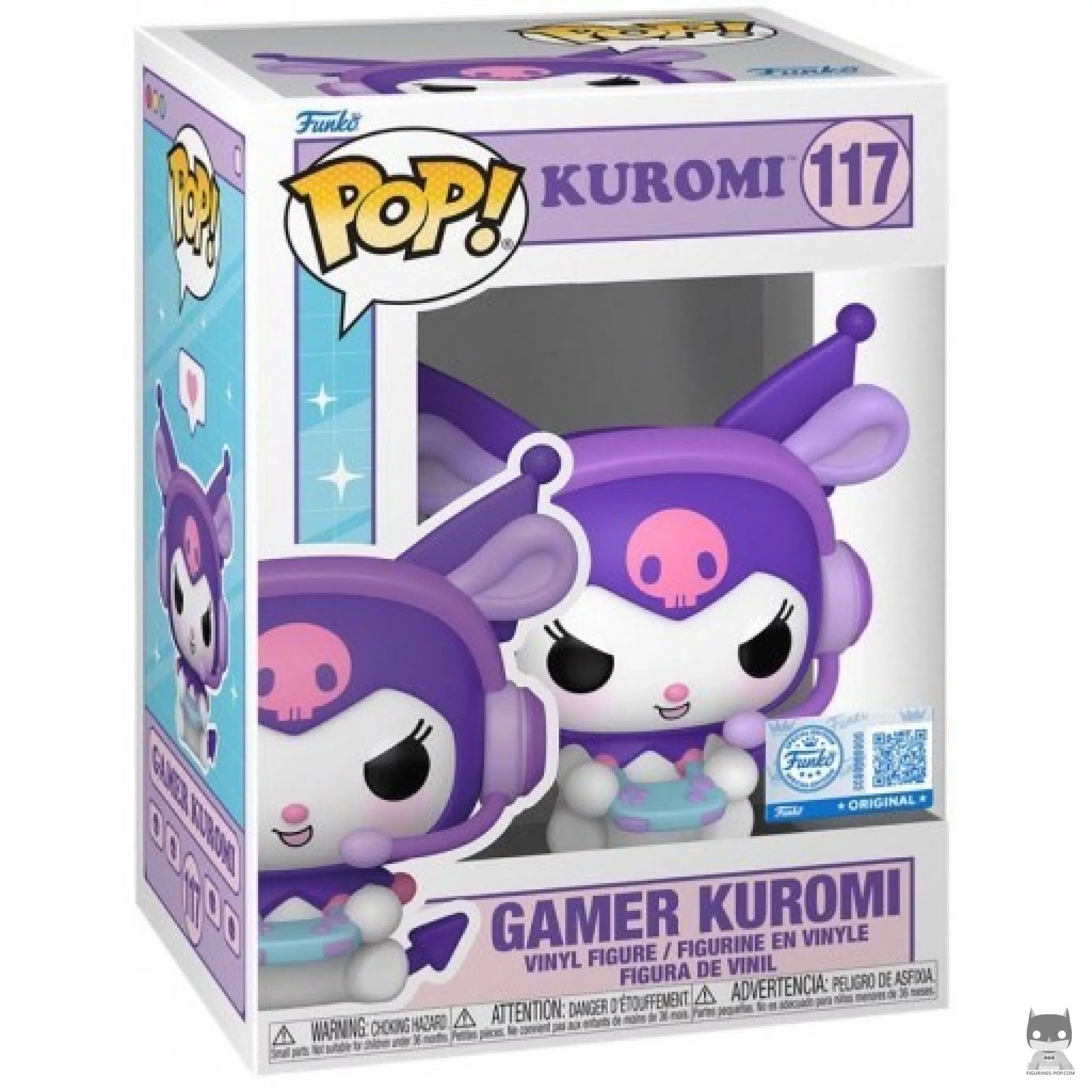 Gamer Kuromi Funko Pop! figure in its box