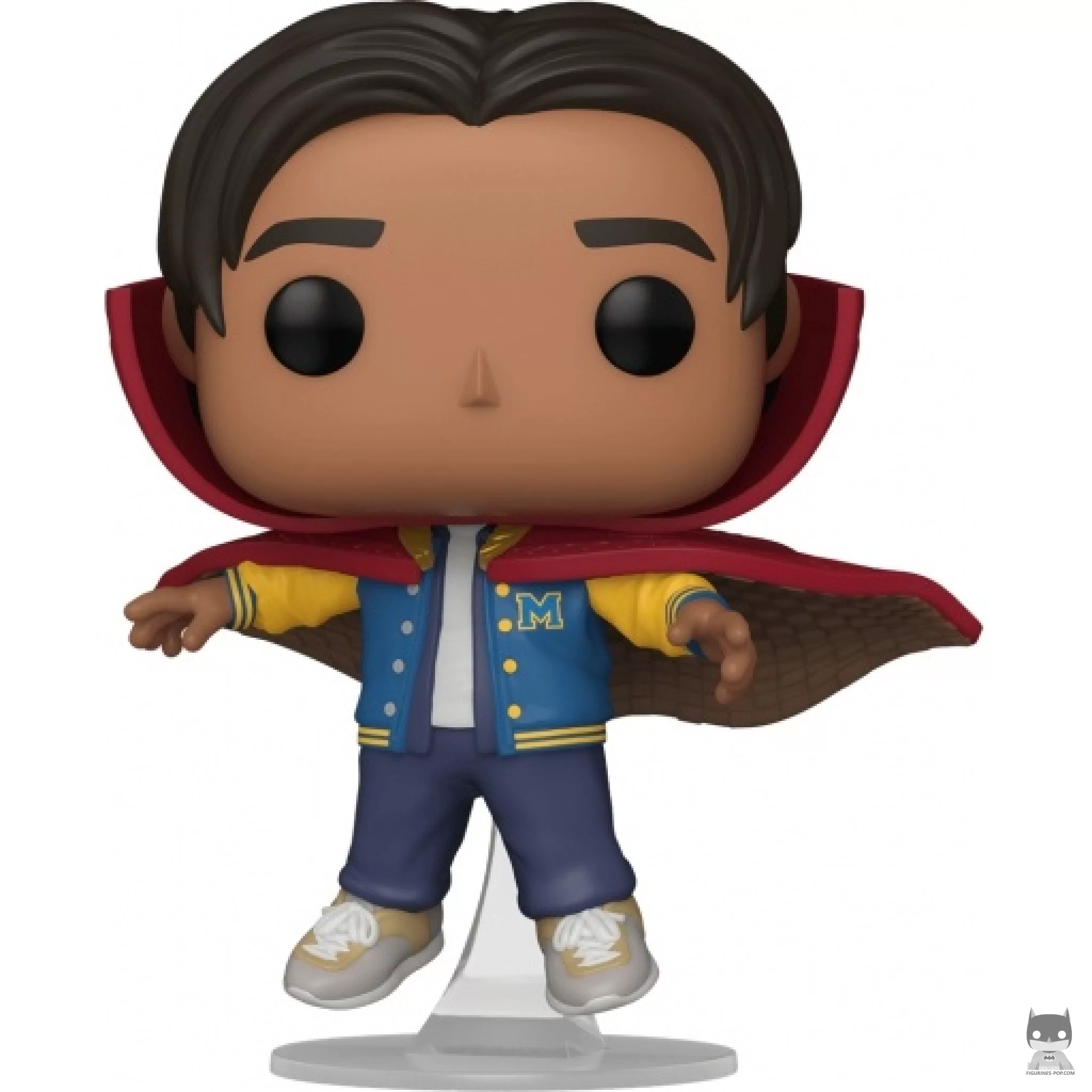Ned with the cape of Doctor Strange Funko Pop! figure (Spider-Man: No way Home)