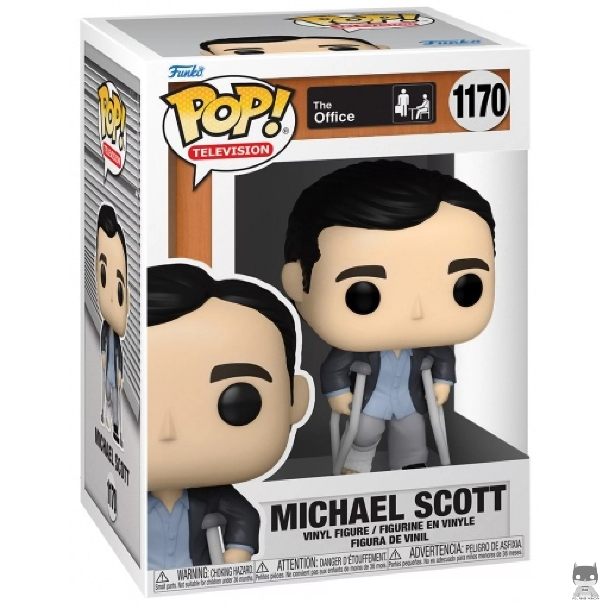 Michael Scott Funko Pop! figure in its box