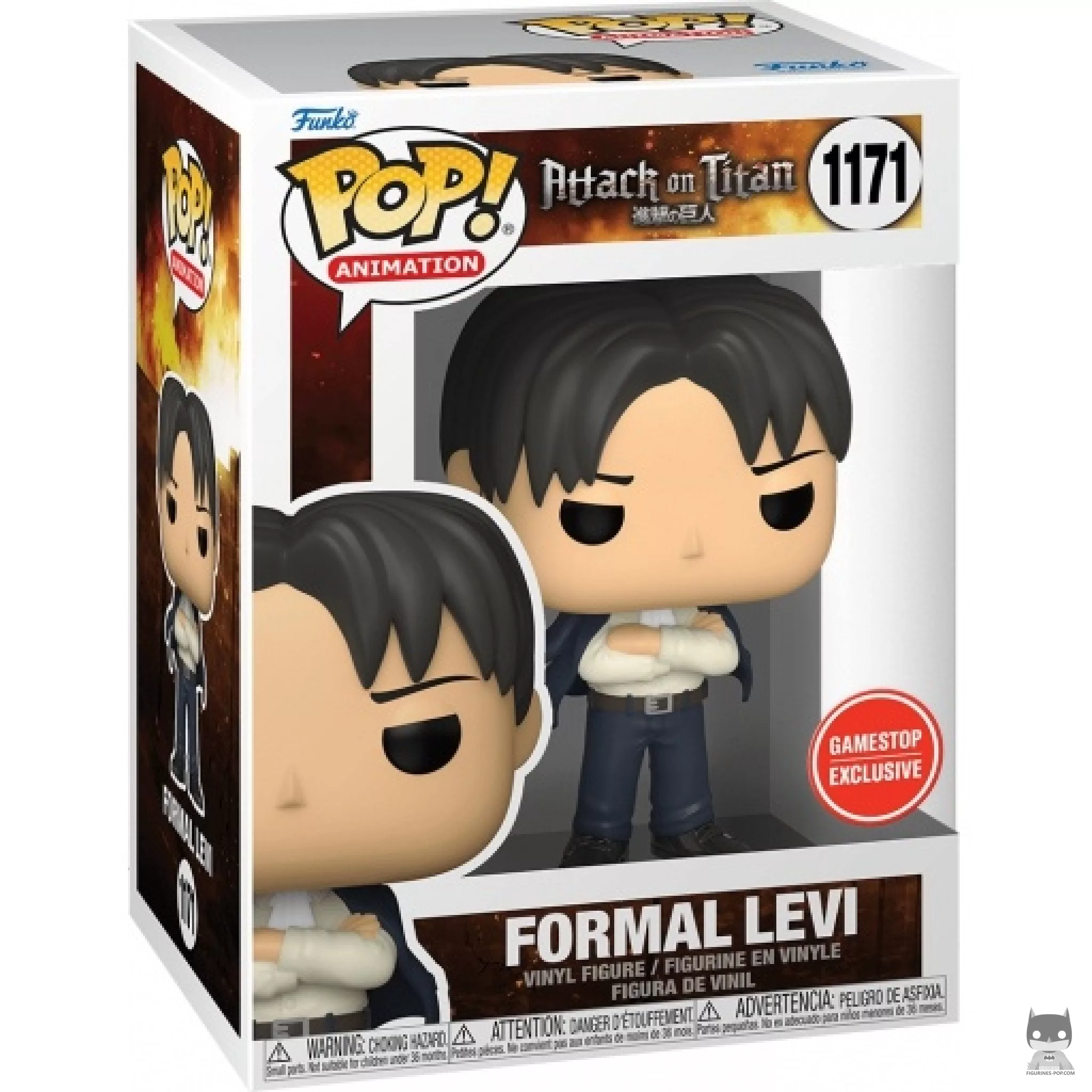 Formal Levi Funko Pop! figure in its box