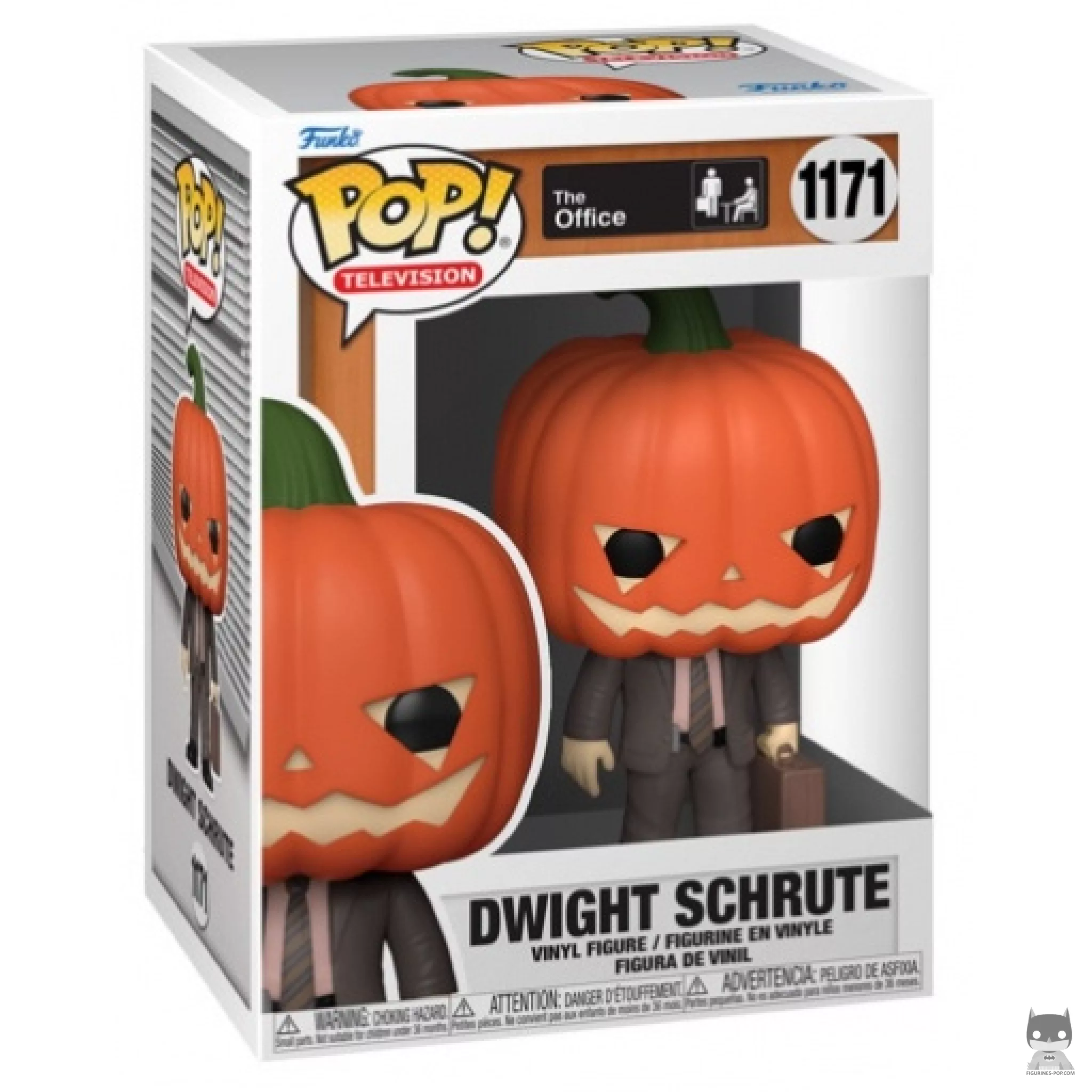 Dwight Pumpkinhead Funko Pop! figure in its box