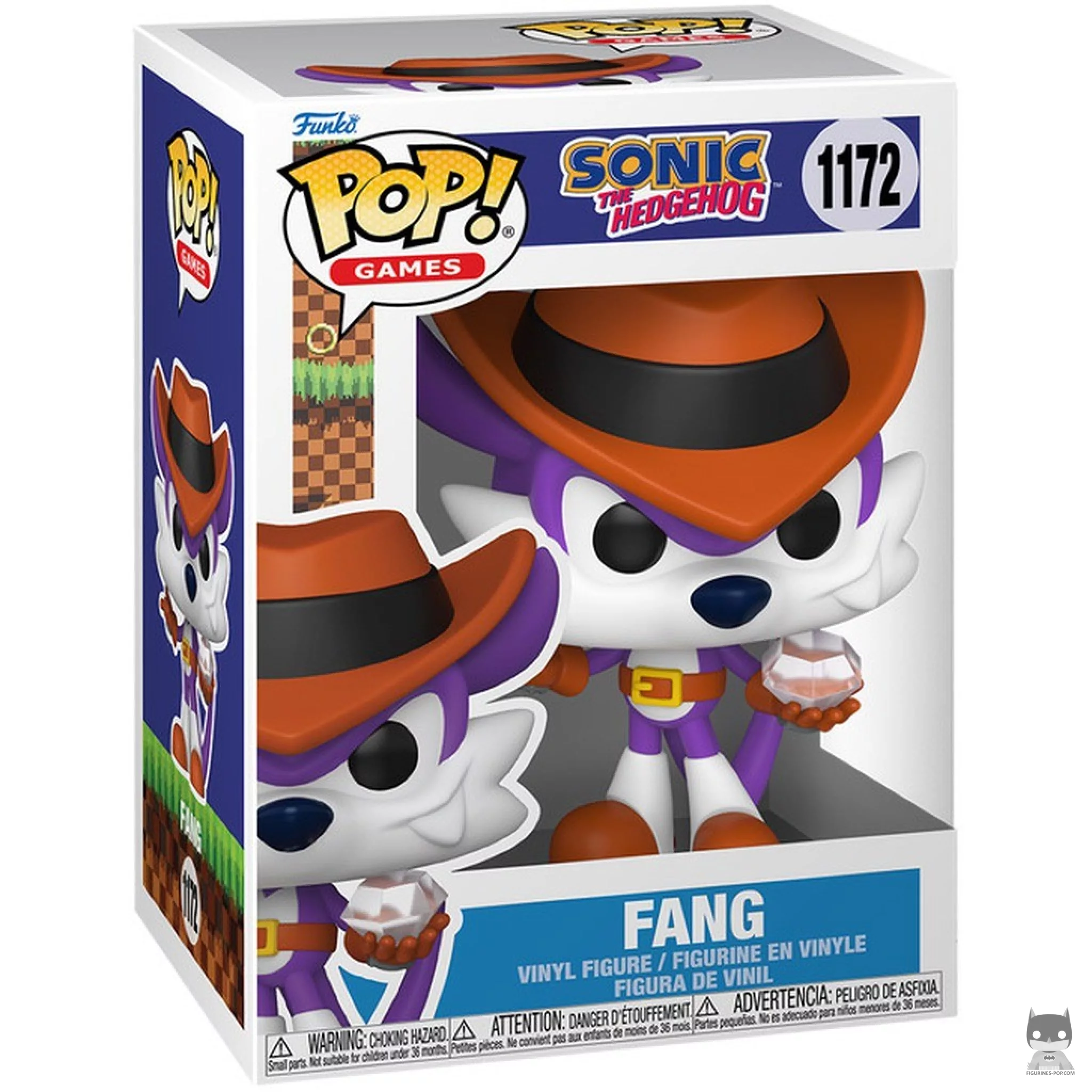 Fang the Hunter Funko Pop! figure in its box