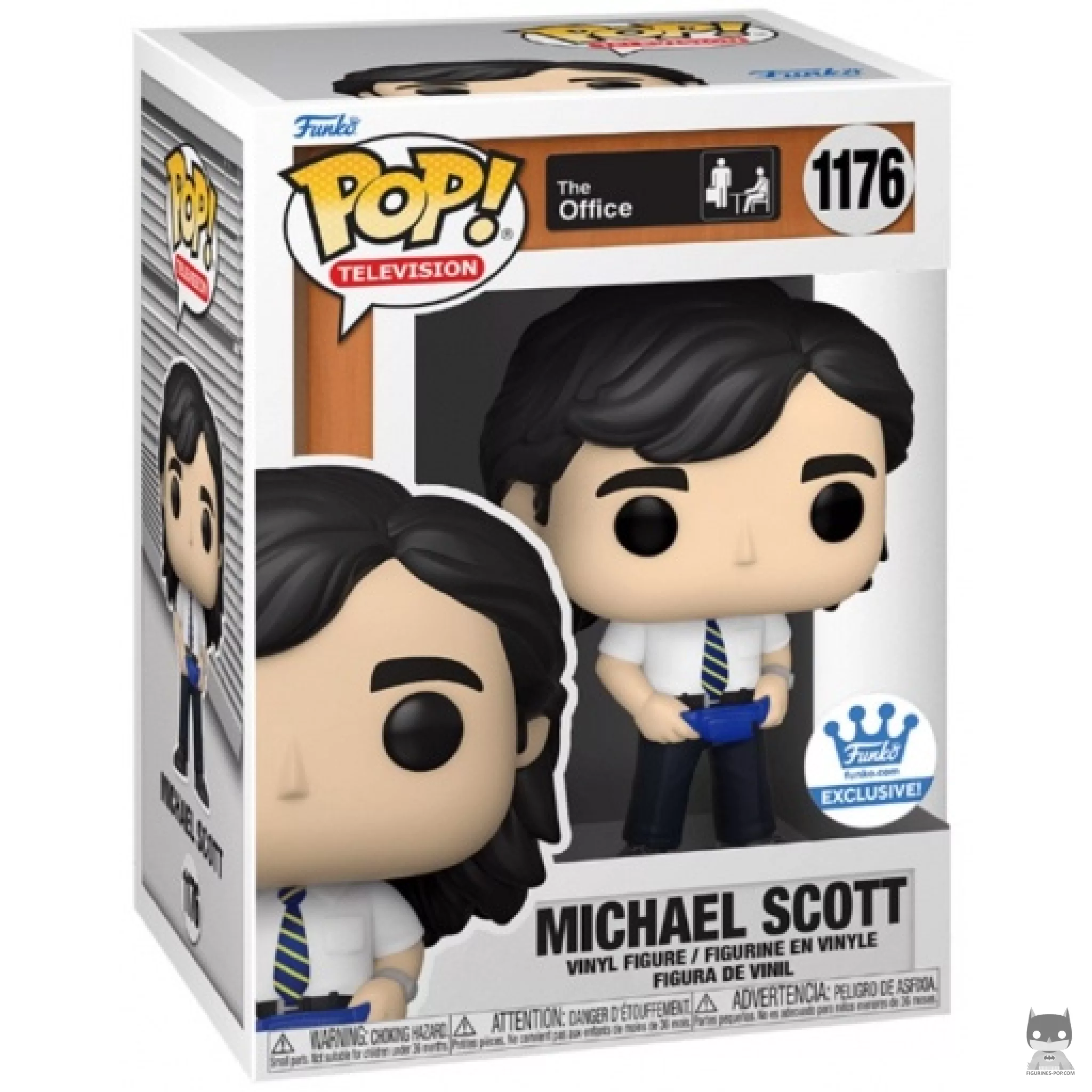 Michael Scott Funko Pop! figure in its box