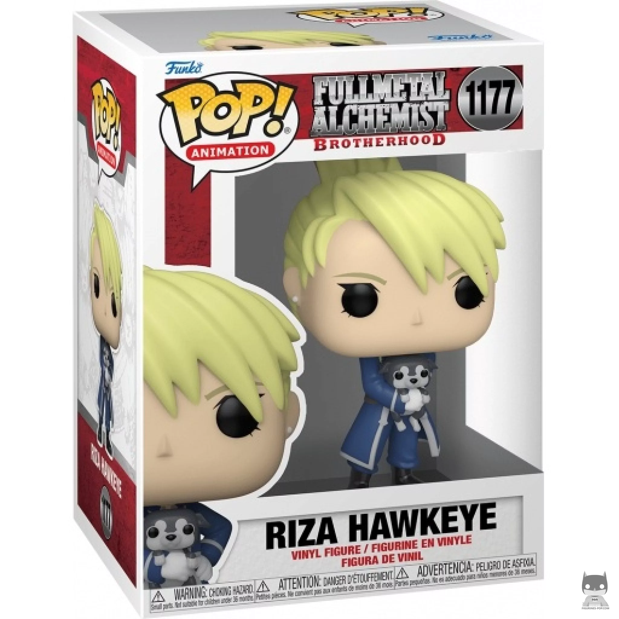 Riza Hawkeye Funko Pop! figure in its box