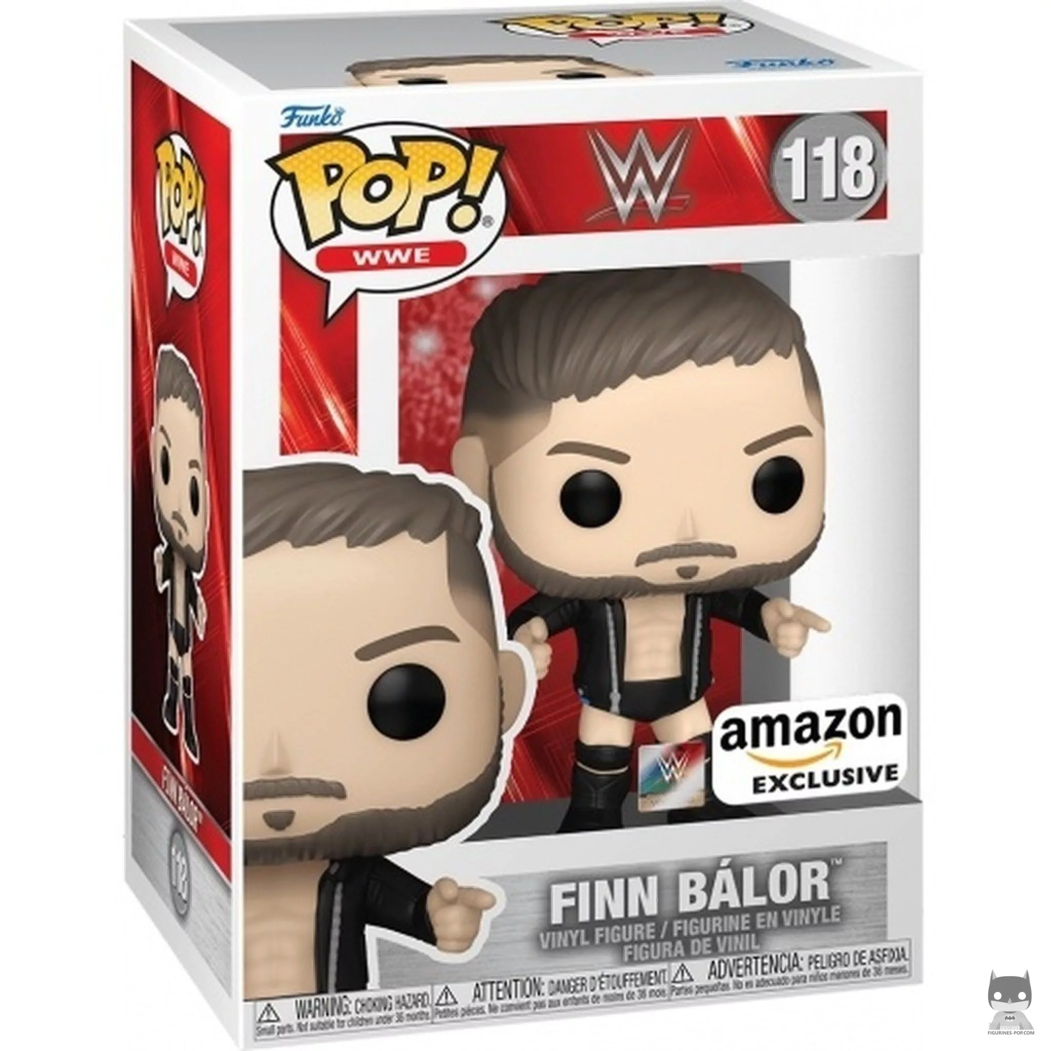 Finn Bálor Funko Pop! figure in its box