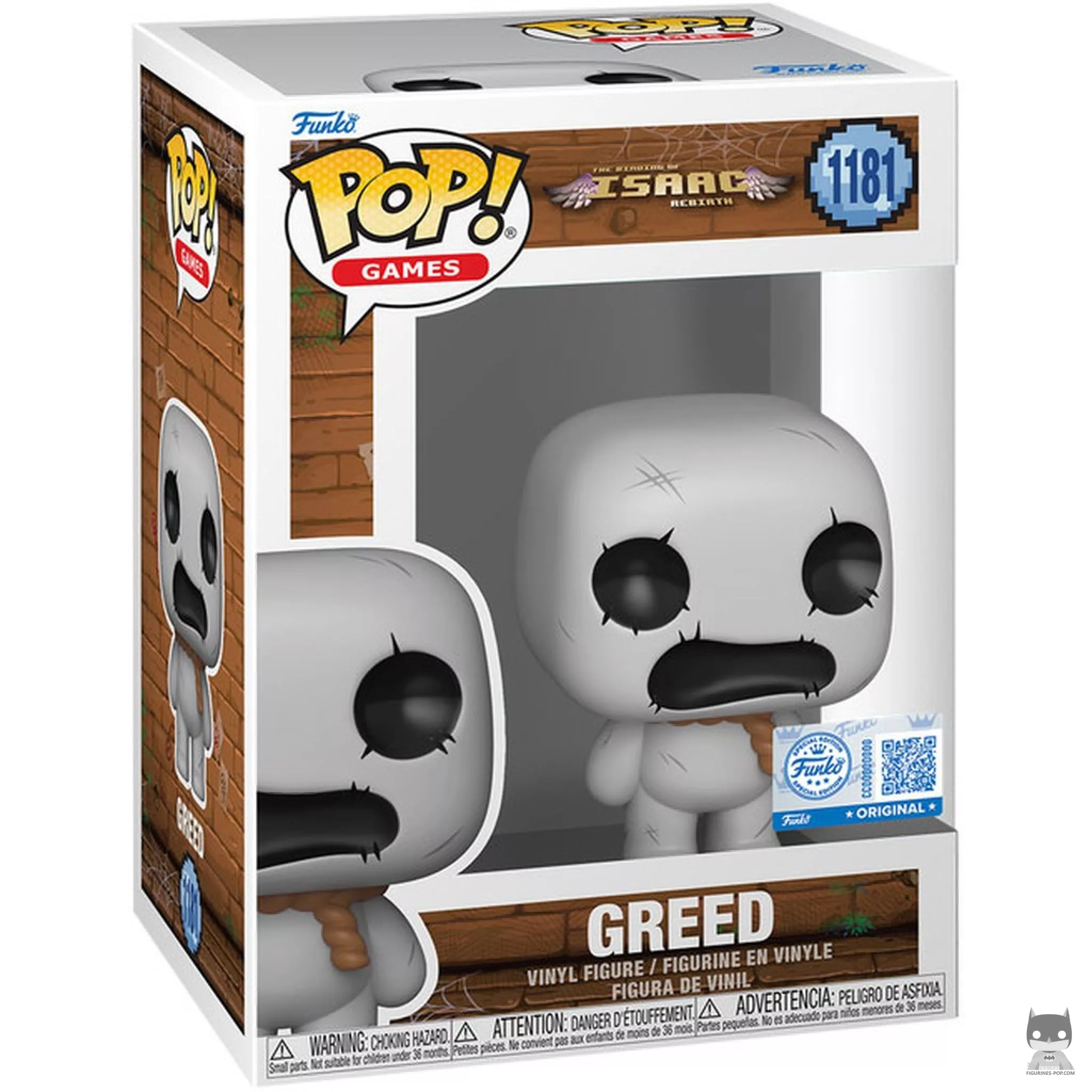 Greed with Noose Funko Pop! figure in its box