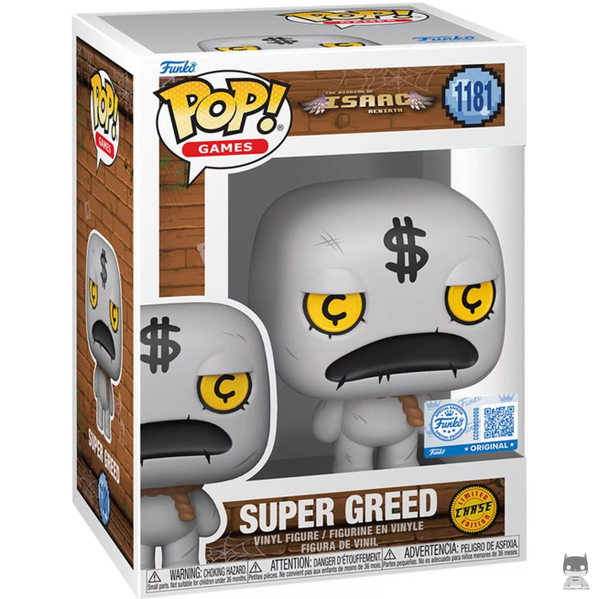 Super Greed (Chase) Funko Pop! figure in its box