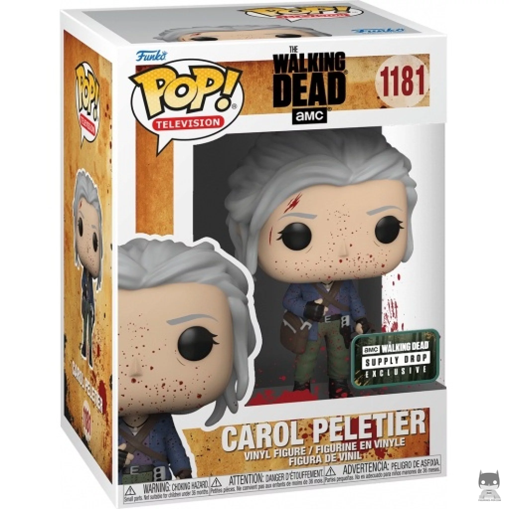 Carol Peletier (Bloody) Funko Pop! figure in its box