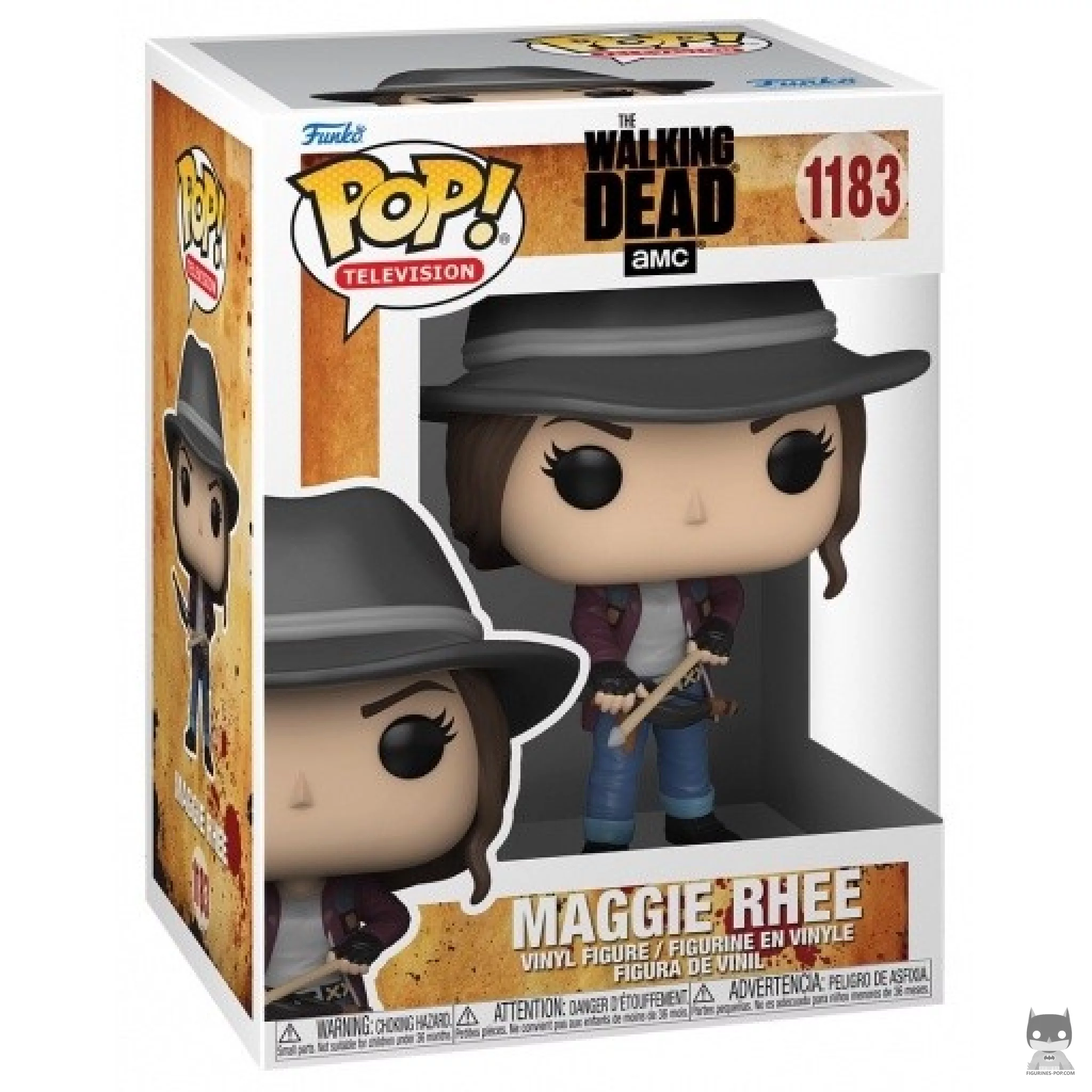 Maggie with bow Funko Pop! figure in its box