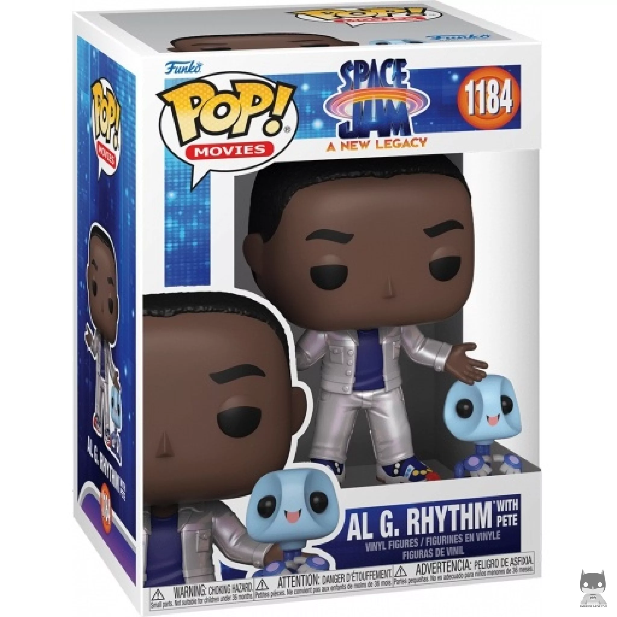 Al G. Rhythm with Pete Funko Pop! figure in its box