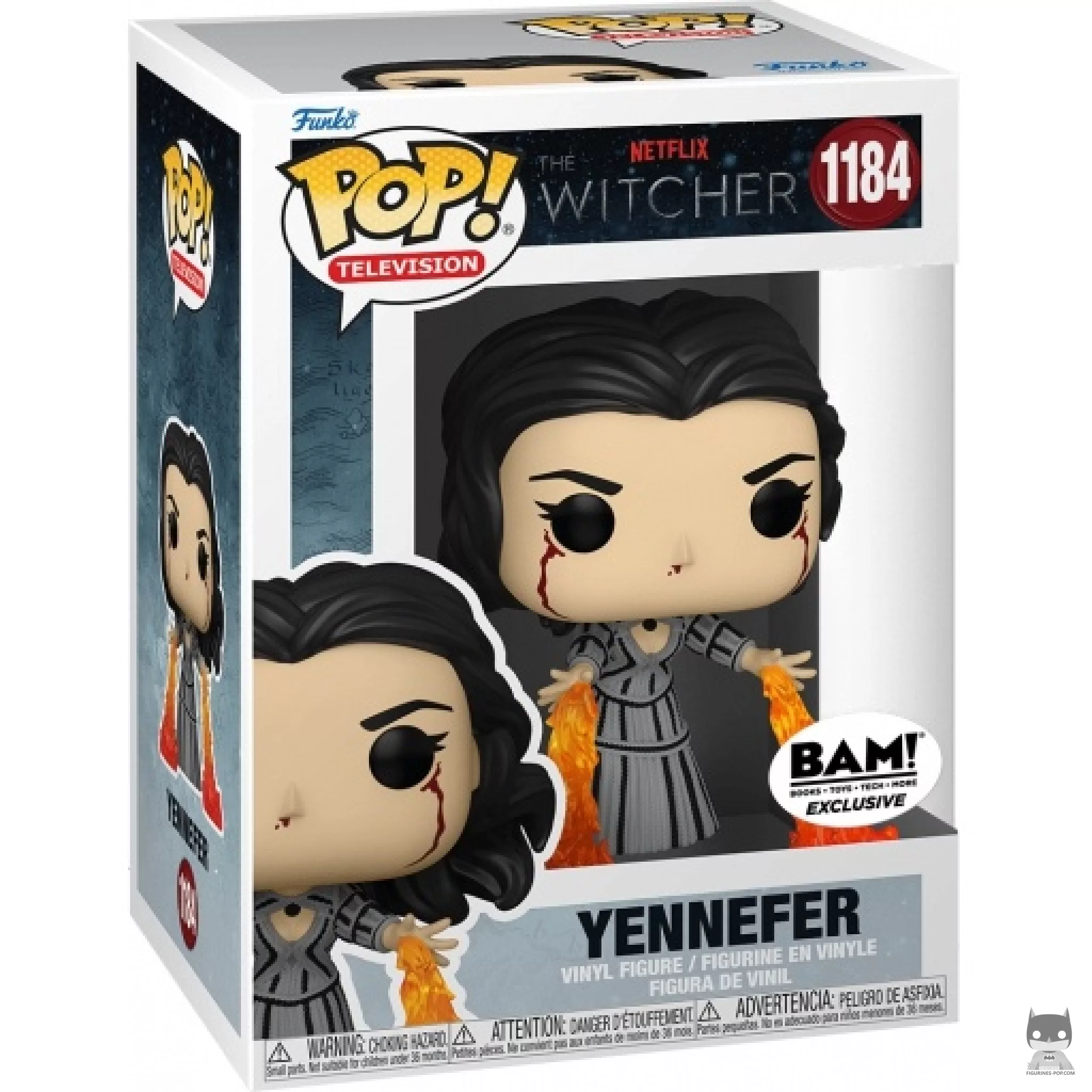 Yennefer Funko Pop! figure in its box