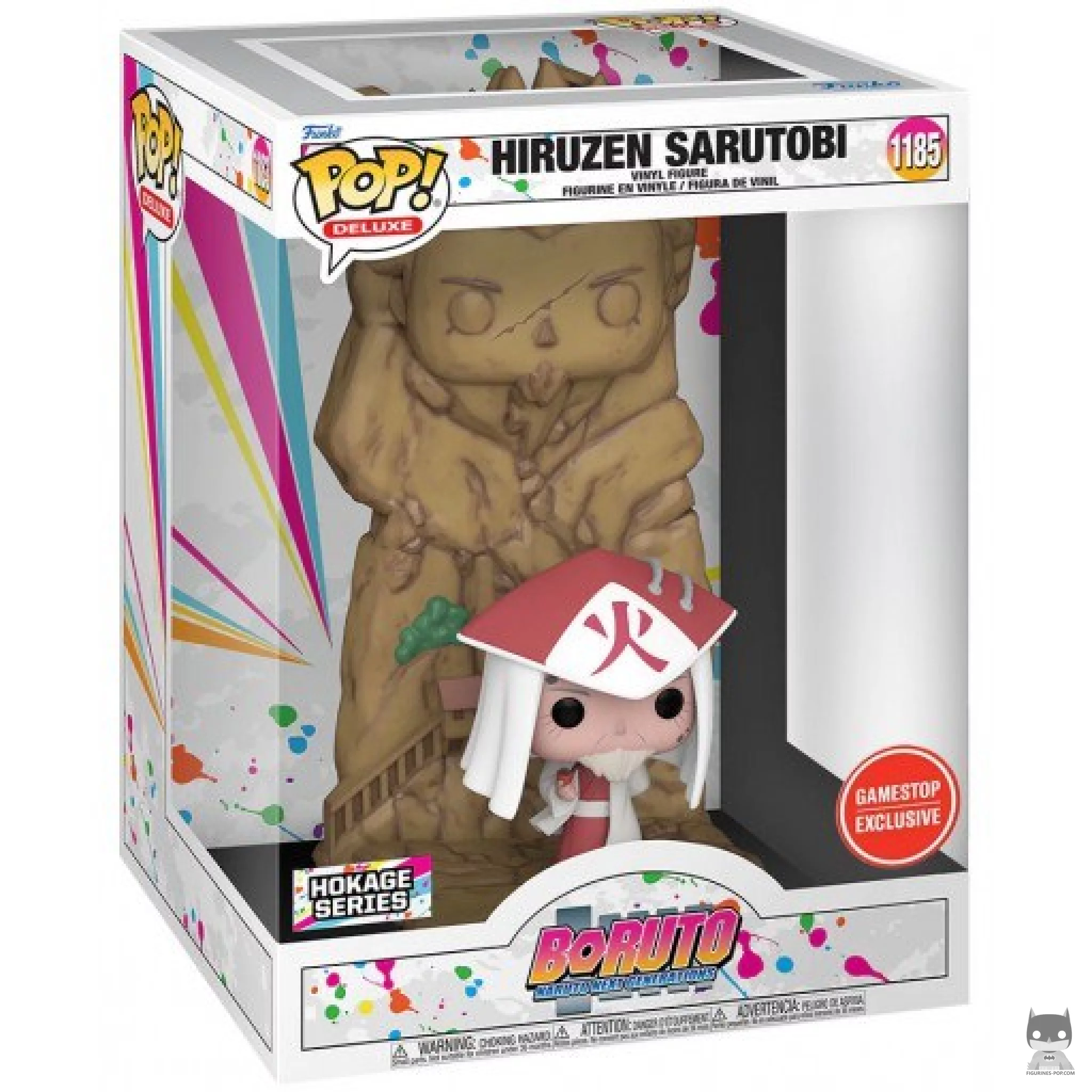 Hokage Rock : Hiruzen Sarutobi Funko Pop! figure in its box