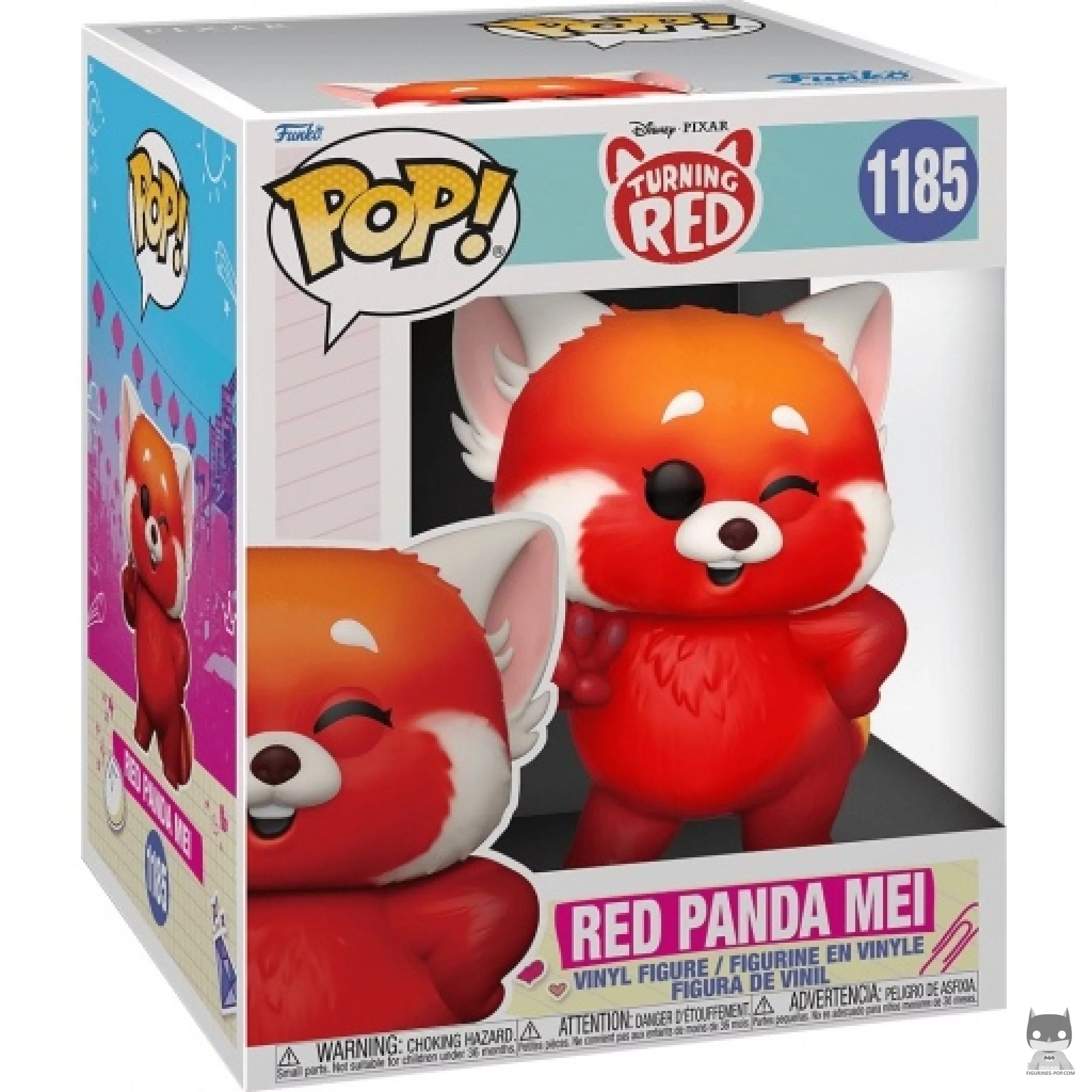 Red Panda Mei (Supersized) Funko Pop! figure in its box