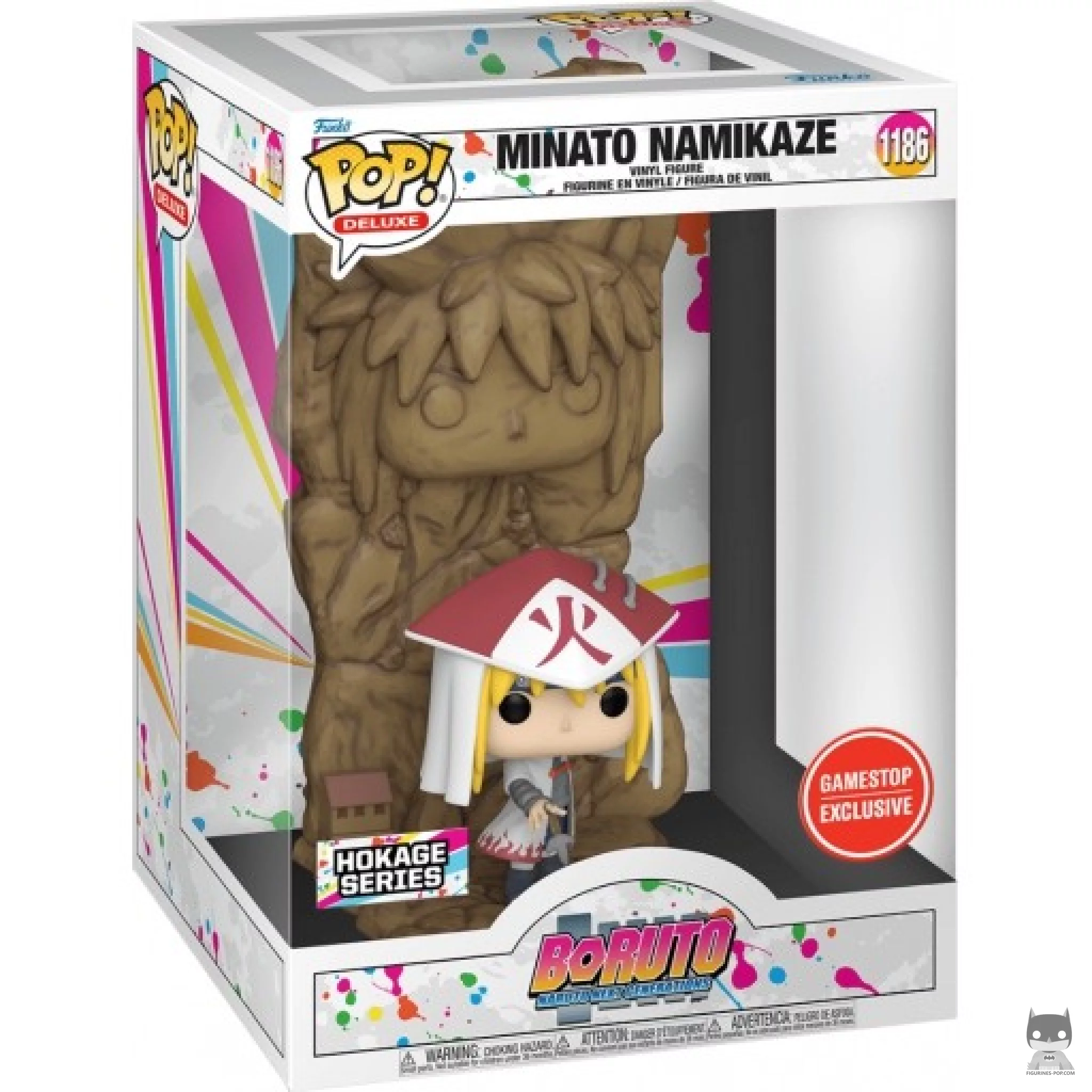 Hokage Rock : Minato Namikaze Funko Pop! figure in its box